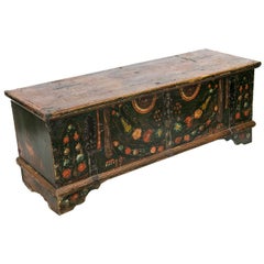 Central European Painted Blanket Chest