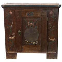 Central European Painted Cupboard