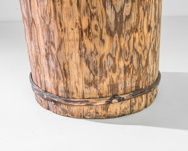 Central European Tree Trunk with Upholstered Seat at 1stDibs