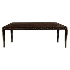 Central Park Extendable Ebony Dining Table Central Park Extendable Ebony Dining Table
