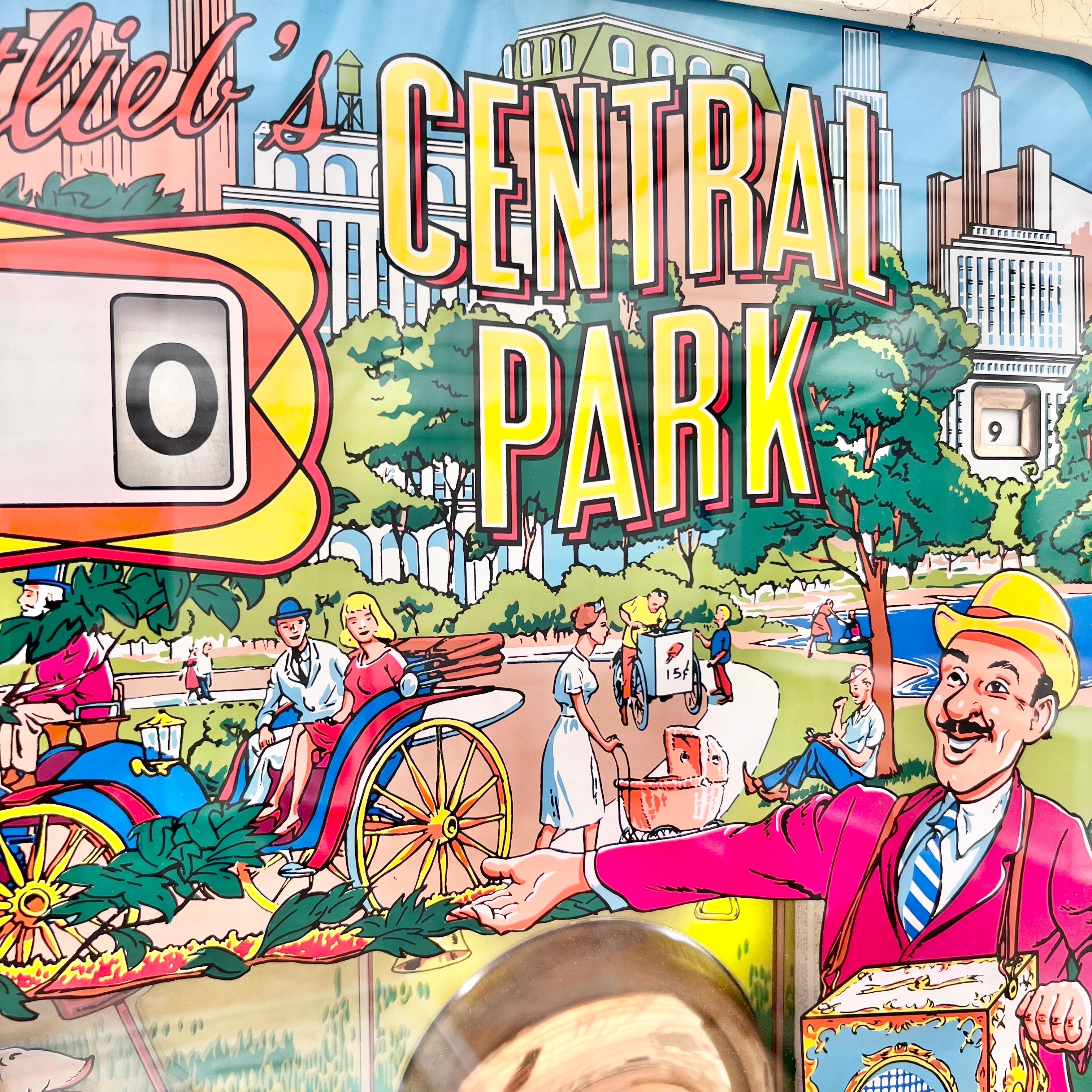 Central Park Pinball Machine, 1966 USA For Sale 5