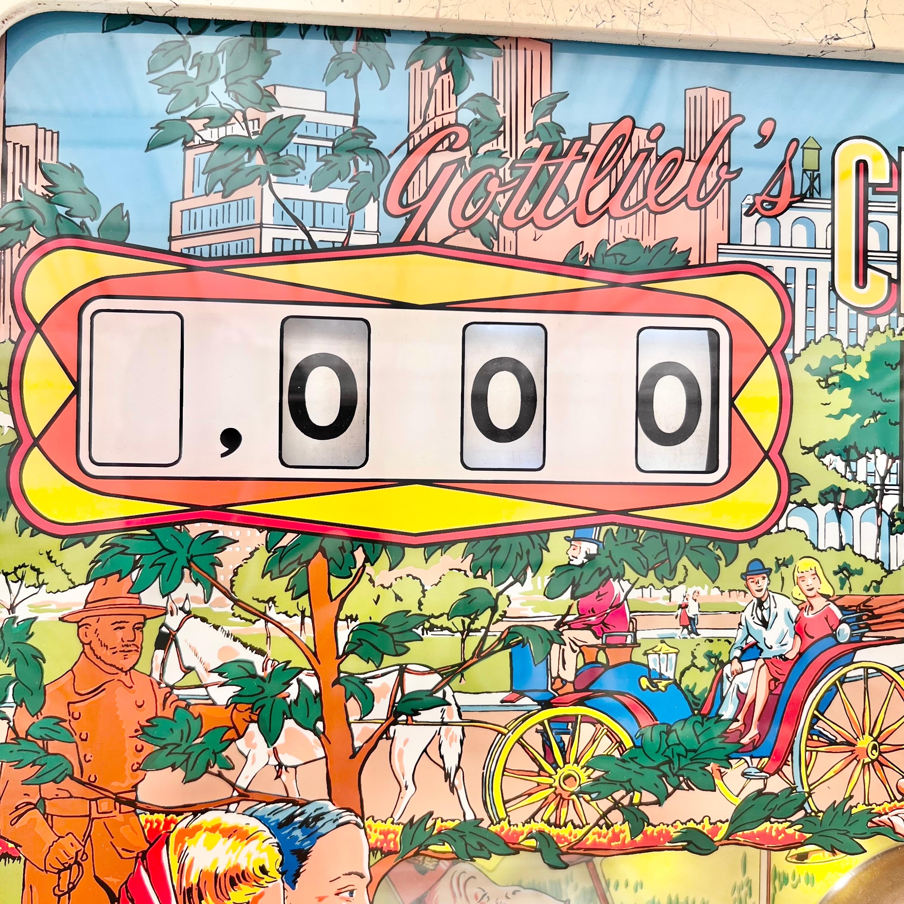 Central Park Pinball Machine, 1966 USA 6