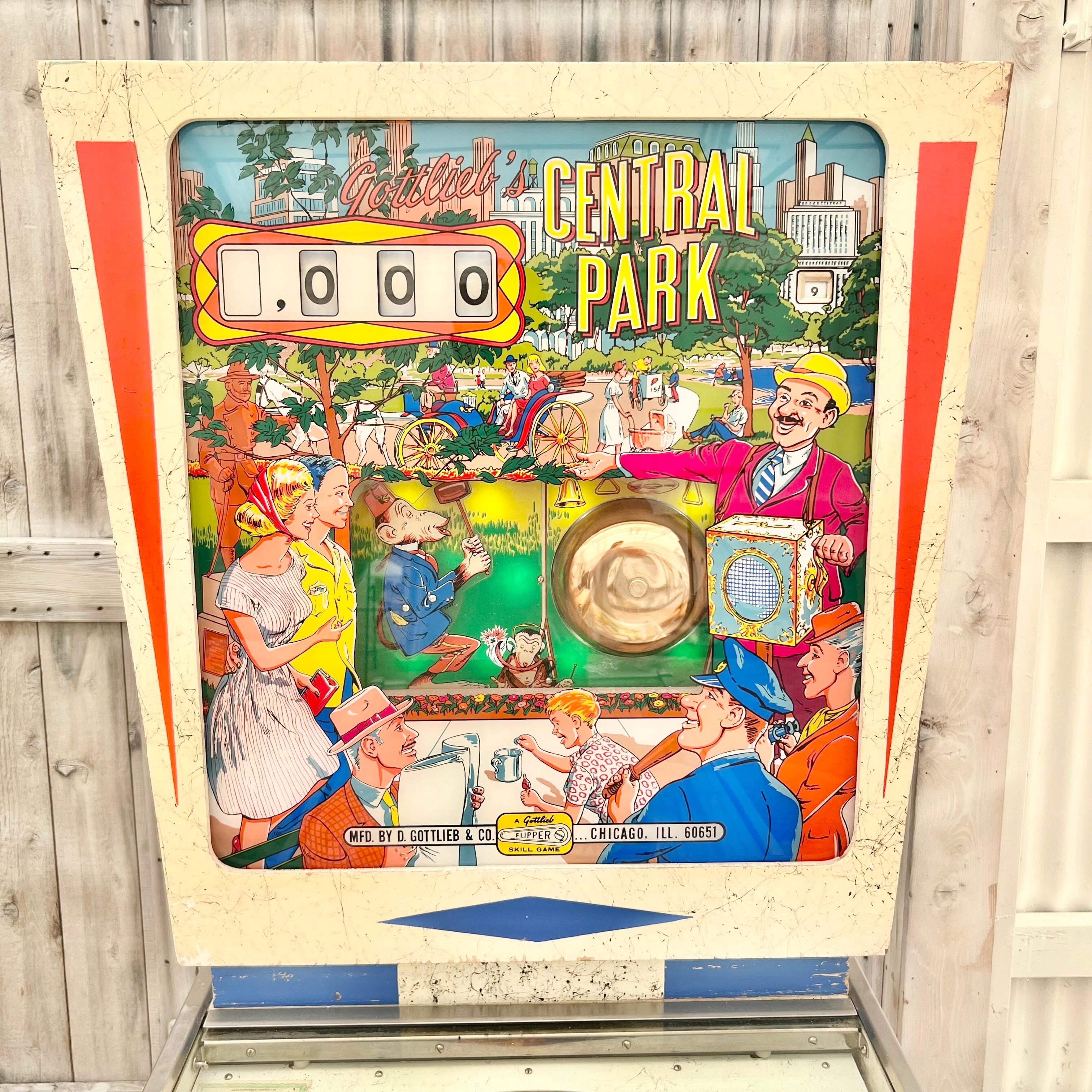 antique pinball machine
