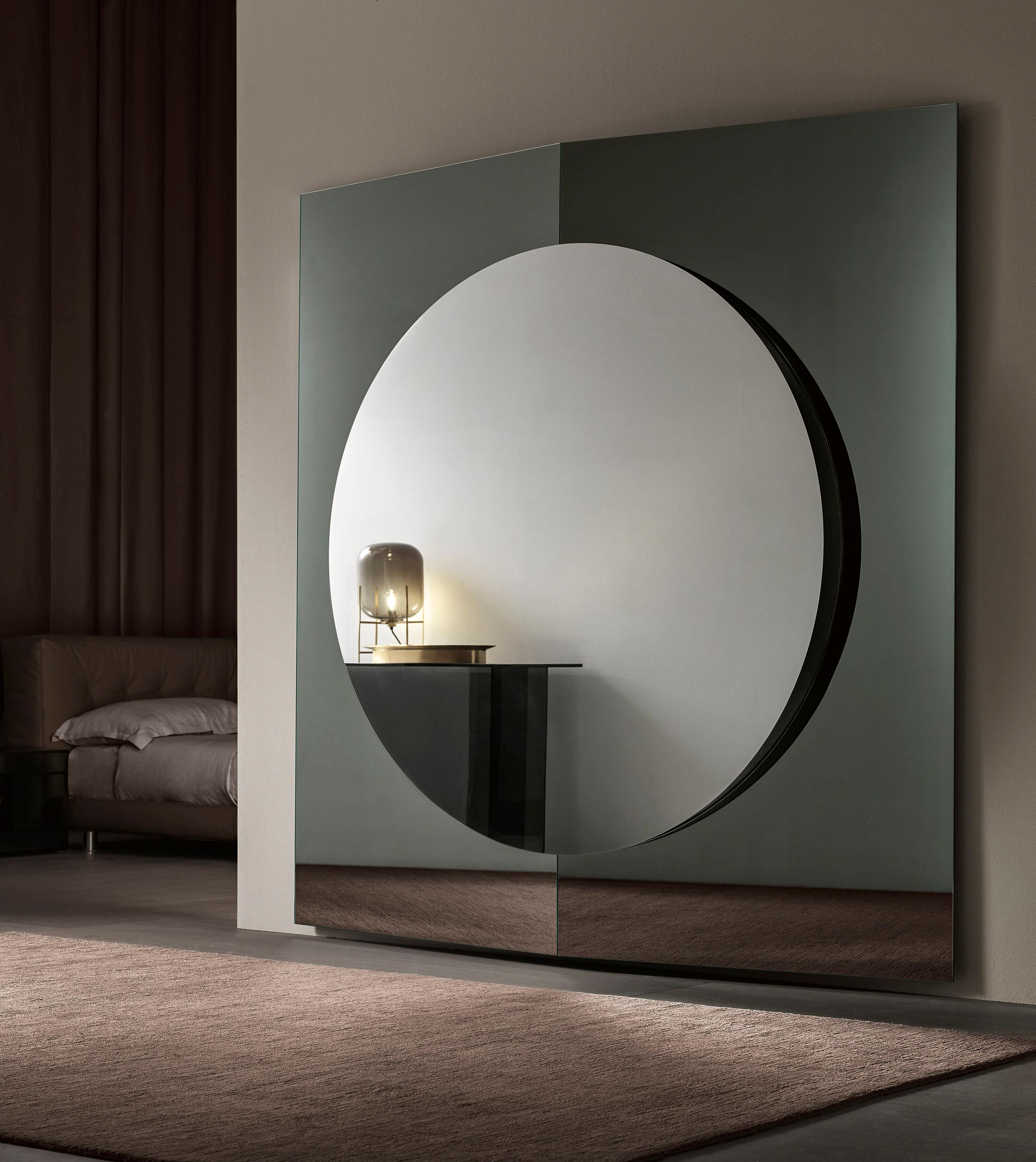 Modern Central Wall Mirror, Designed by Francesco Forcellini, Made in Italy For Sale