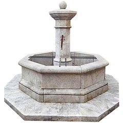 Centrale Octo Limestone Fountain