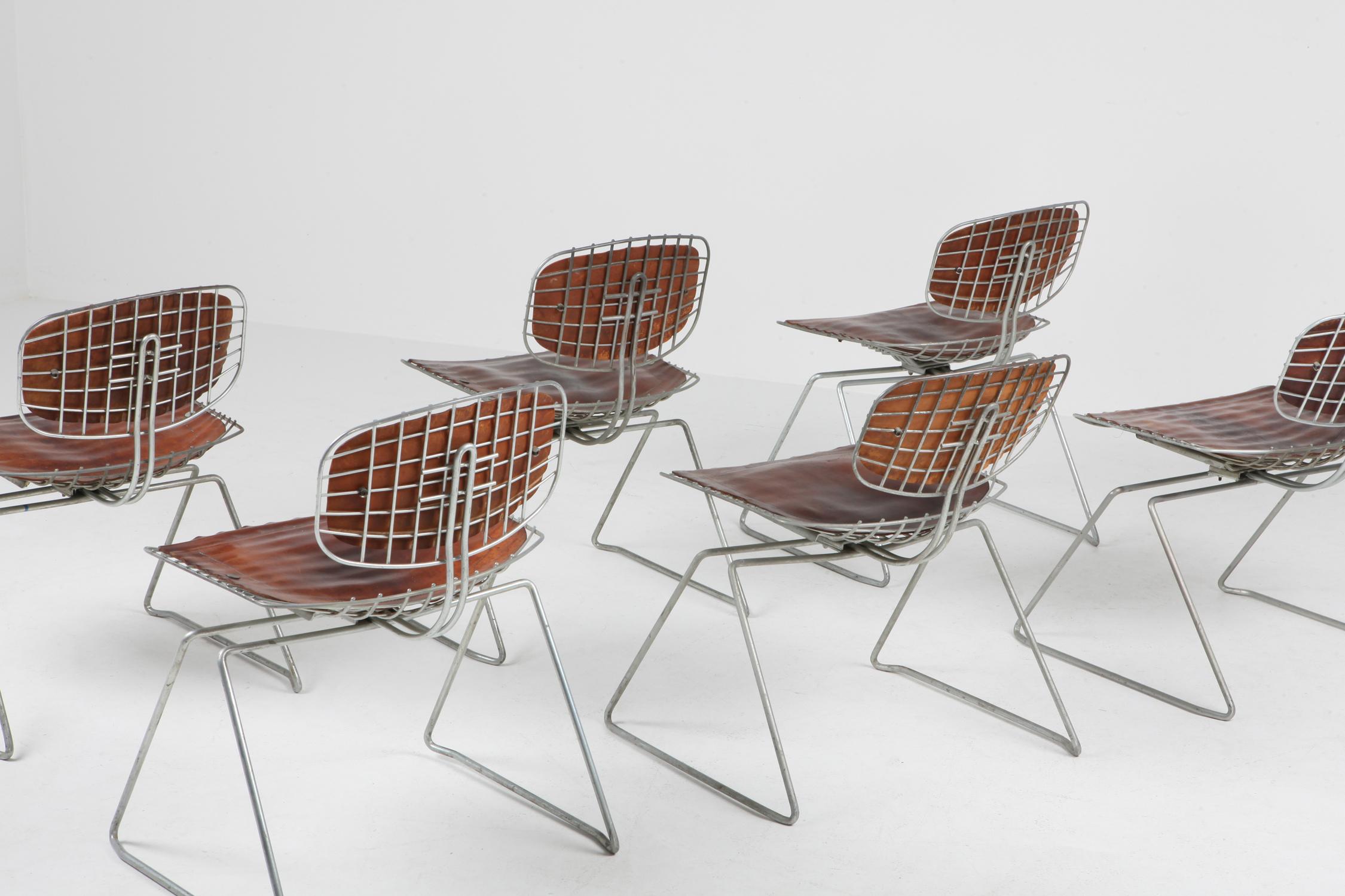 European Centre Pompidou Beauburg Chairs Selected by Jean Prouvé