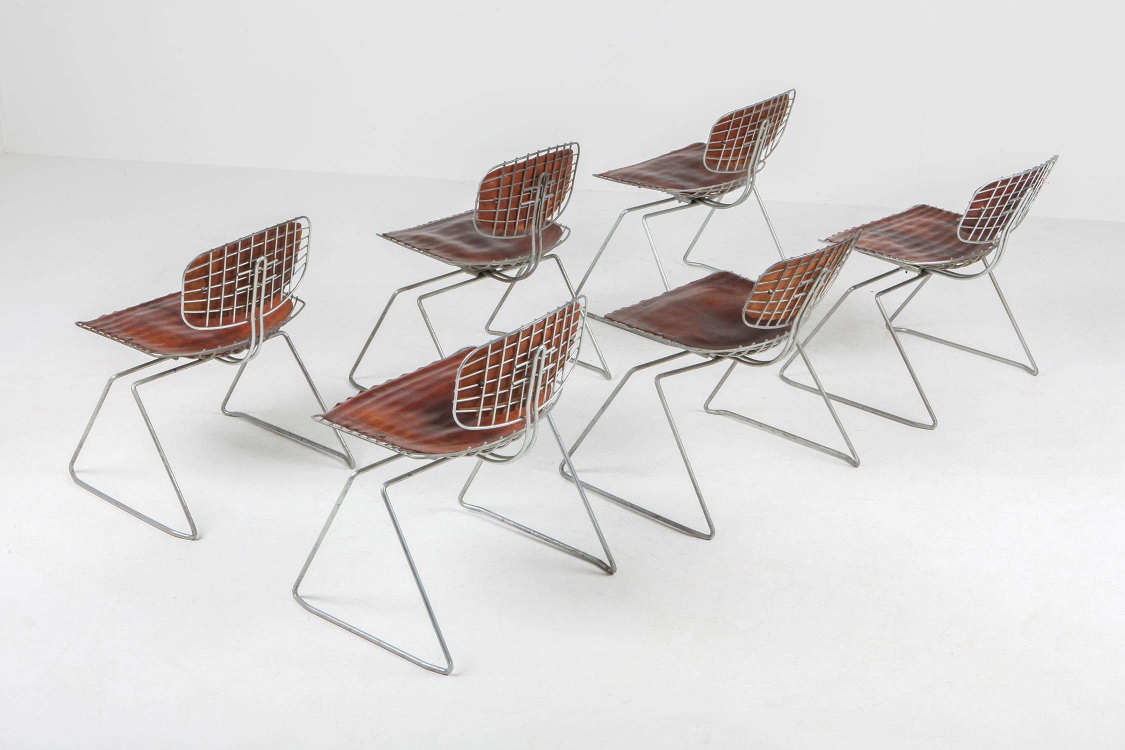 Centre Pompidou Beauburg Chairs Selected by Jean Prouvé In Good Condition In Antwerp, BE