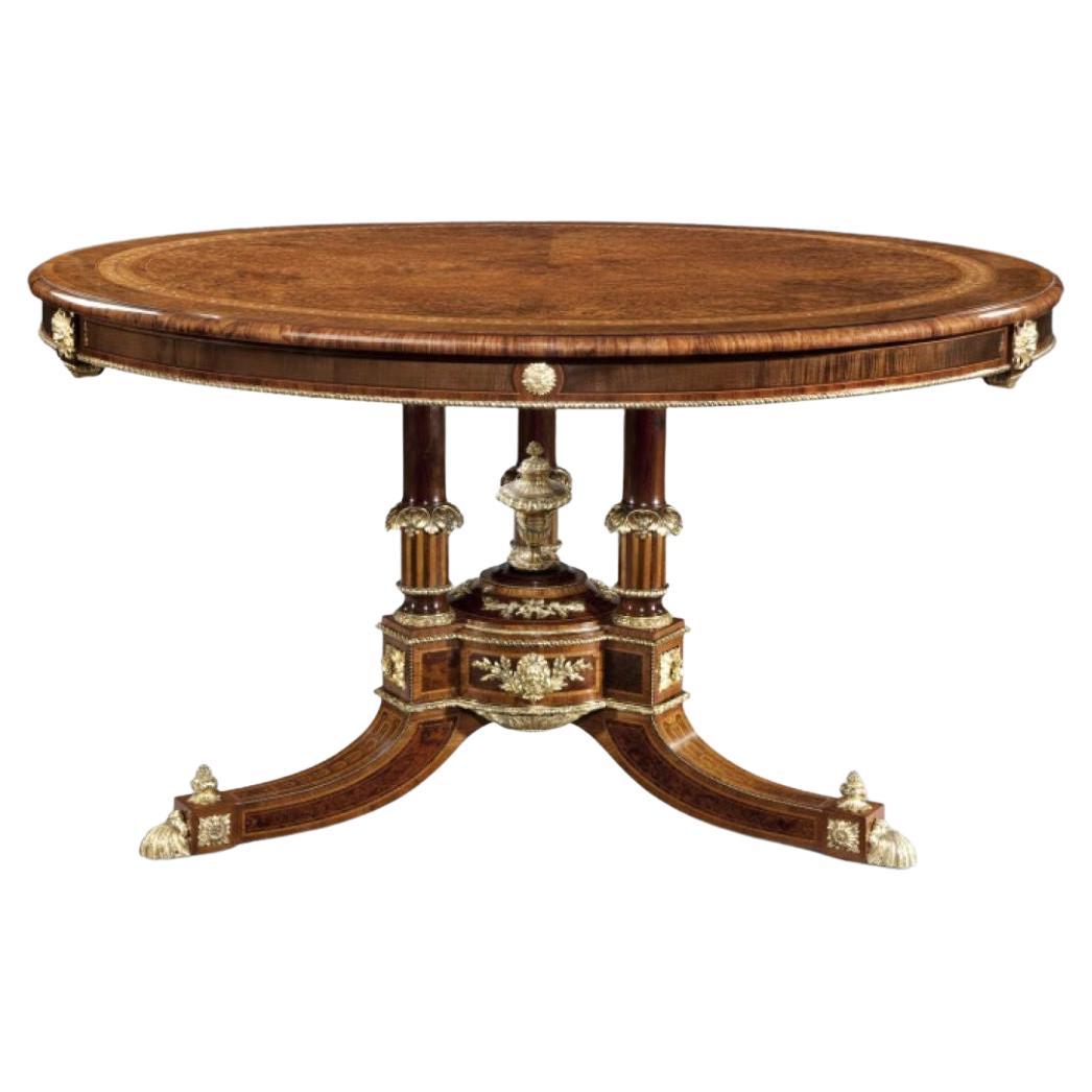 Centre Table Attributed to Holland and Sons Related to a Table in Clarence House