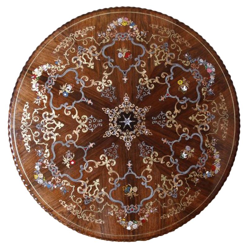 Table de centre par Franz Xaver Fortner, Allemagne, vers 1840 en vente