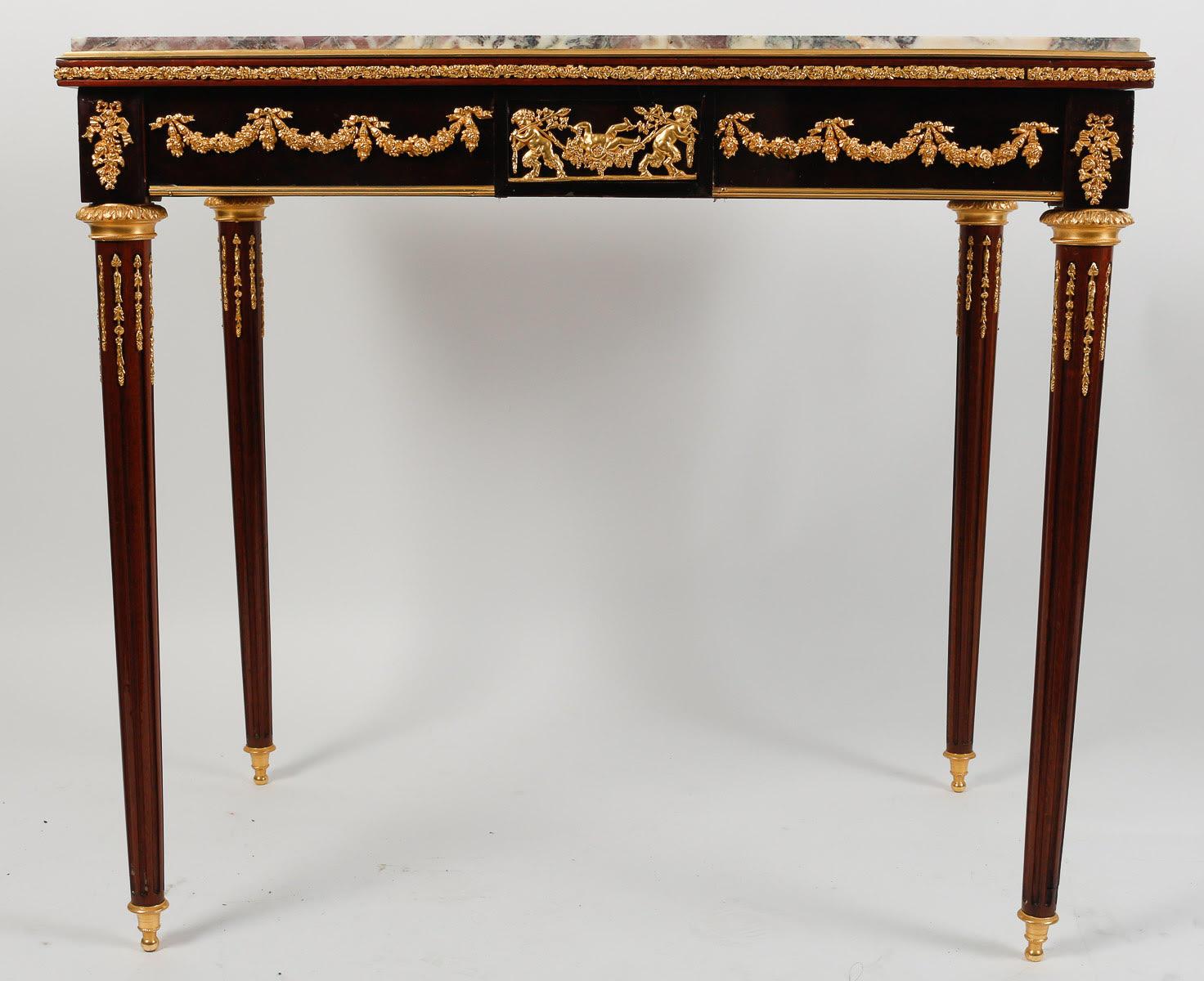 Mitteltisch, kleiner Schreibtisch, 19. Jahrhundert, Napoleon III.-Periode. im Angebot 2