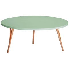 Centre Table Way in Wood and Copper