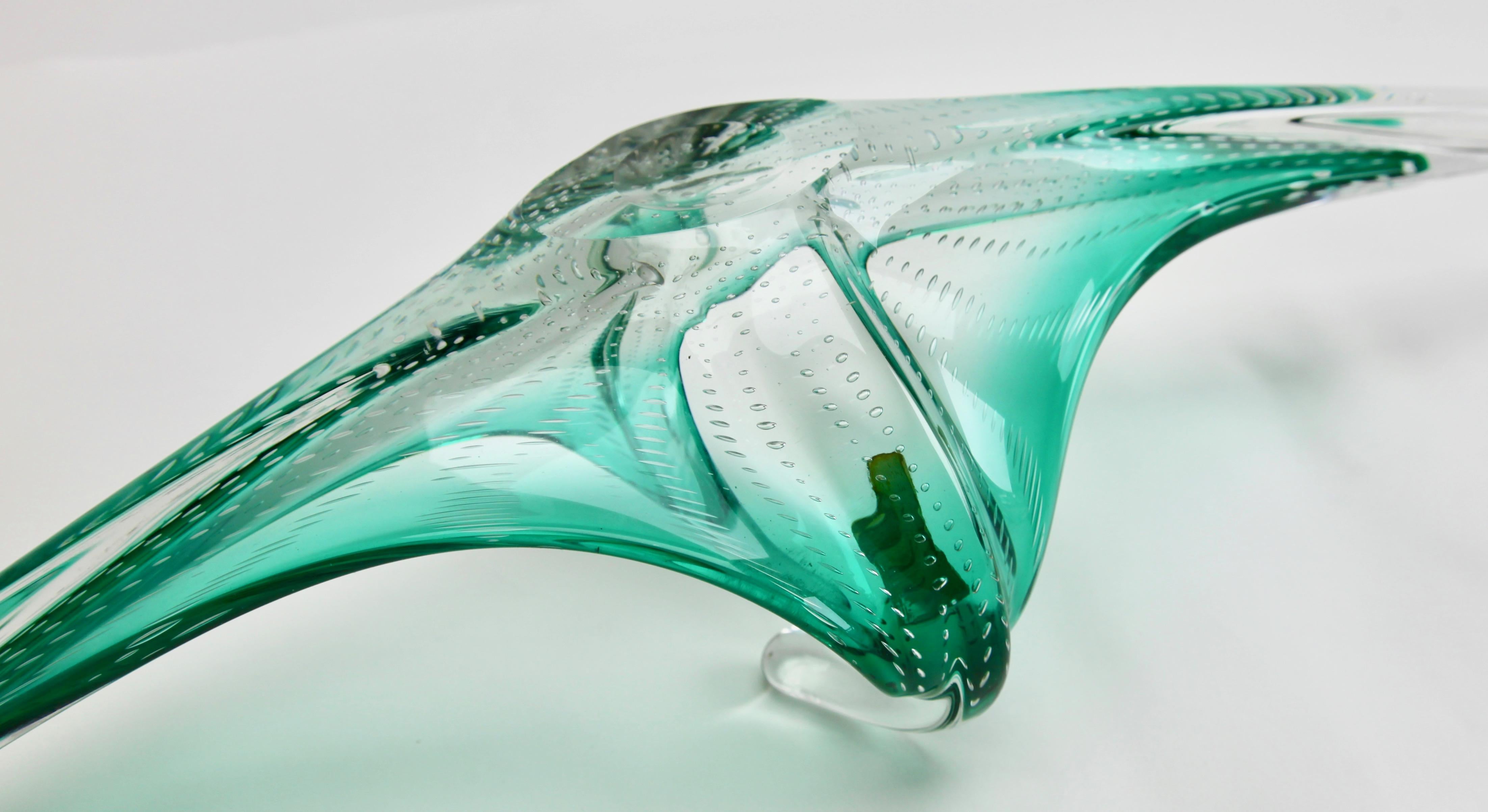 Art Glass Centrepiece by Boussu, Belgium from the 1960s