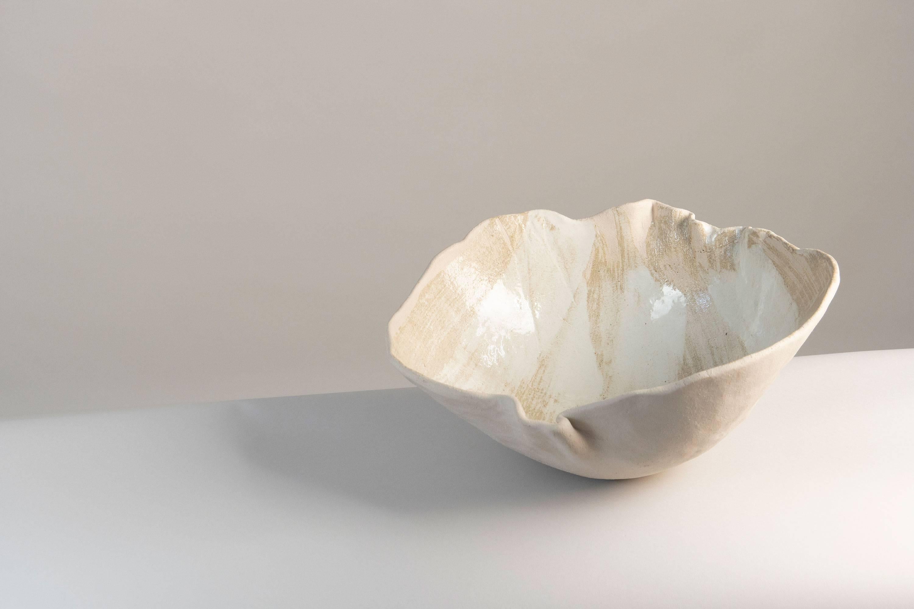 Centrepiece Ceramic by Claire De Lavallee “Large Shell” In Excellent Condition In New York, NY