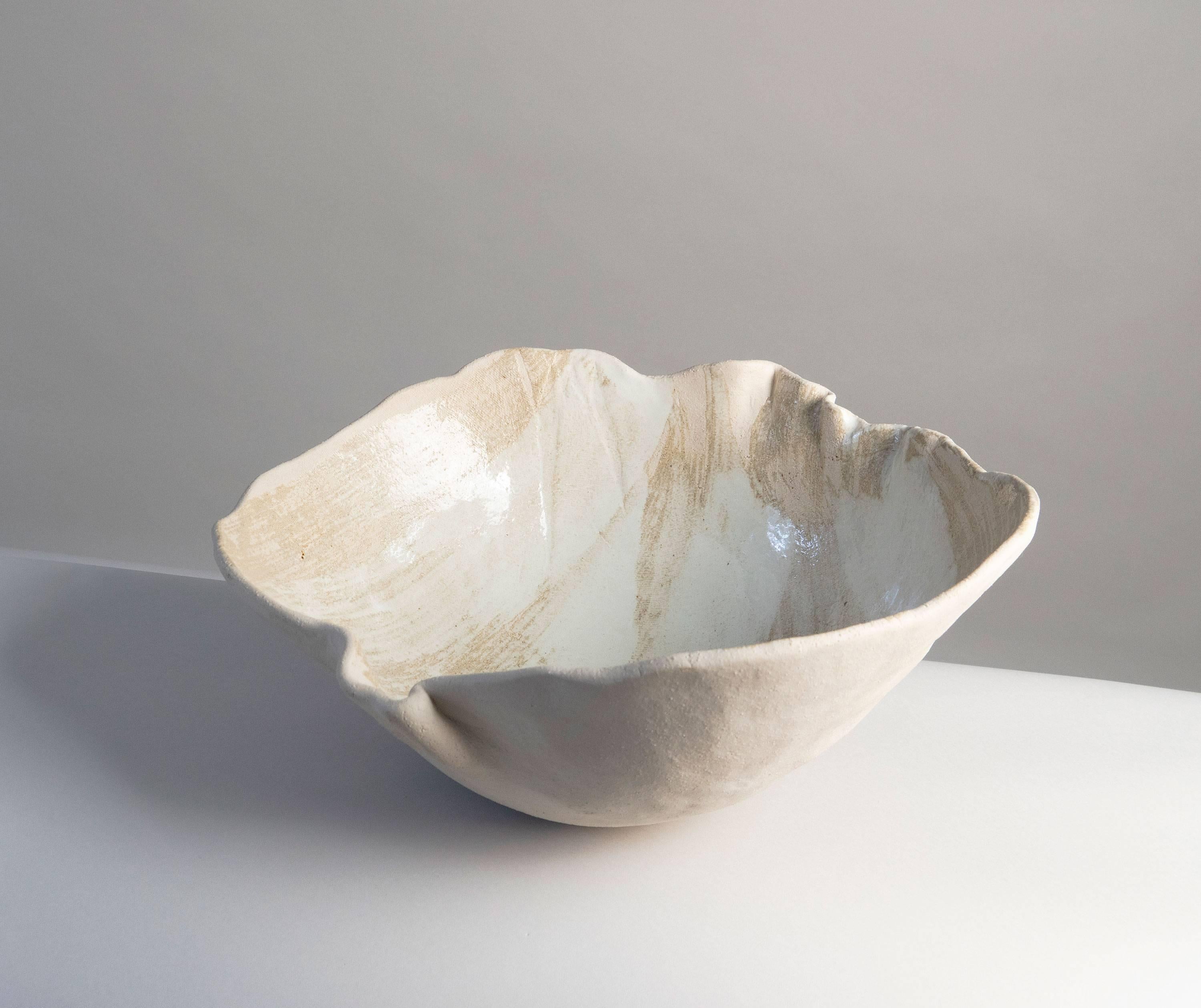 Porcelain Centrepiece Ceramic by Claire De Lavallee “Large Shell”
