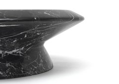 New Modern Centrepiece in Black Antique Marble, Creator Ivan Colominas, STOCK