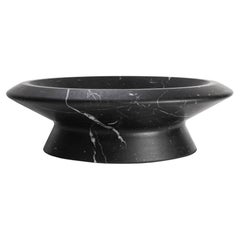 New Modern Centrepiece in Black Marquina Marble, creator Ivan Colominas