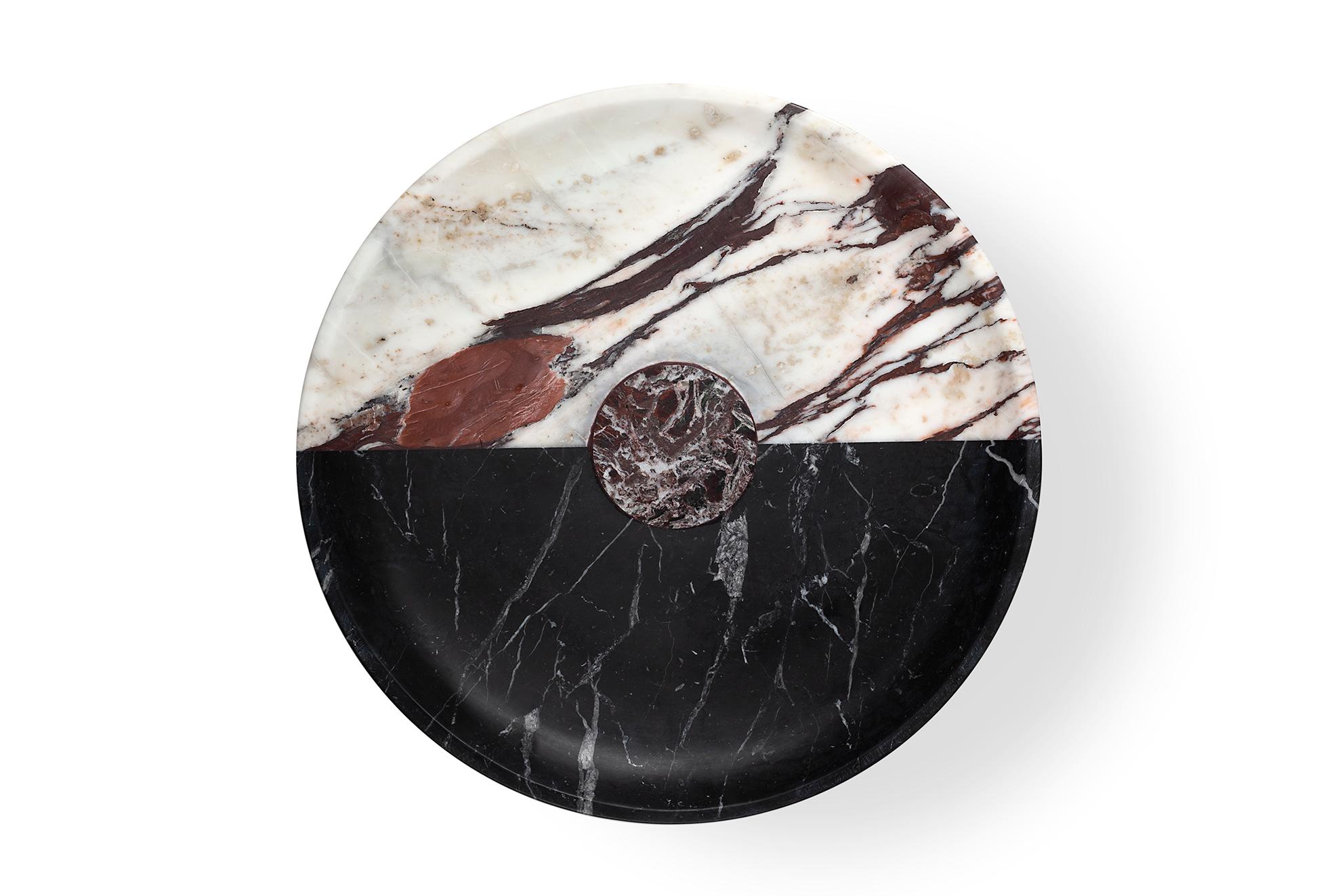 Modern Centrepiece in Marble by Arthur Arbesser, Made in Italy, Made in Italy in Stock For Sale