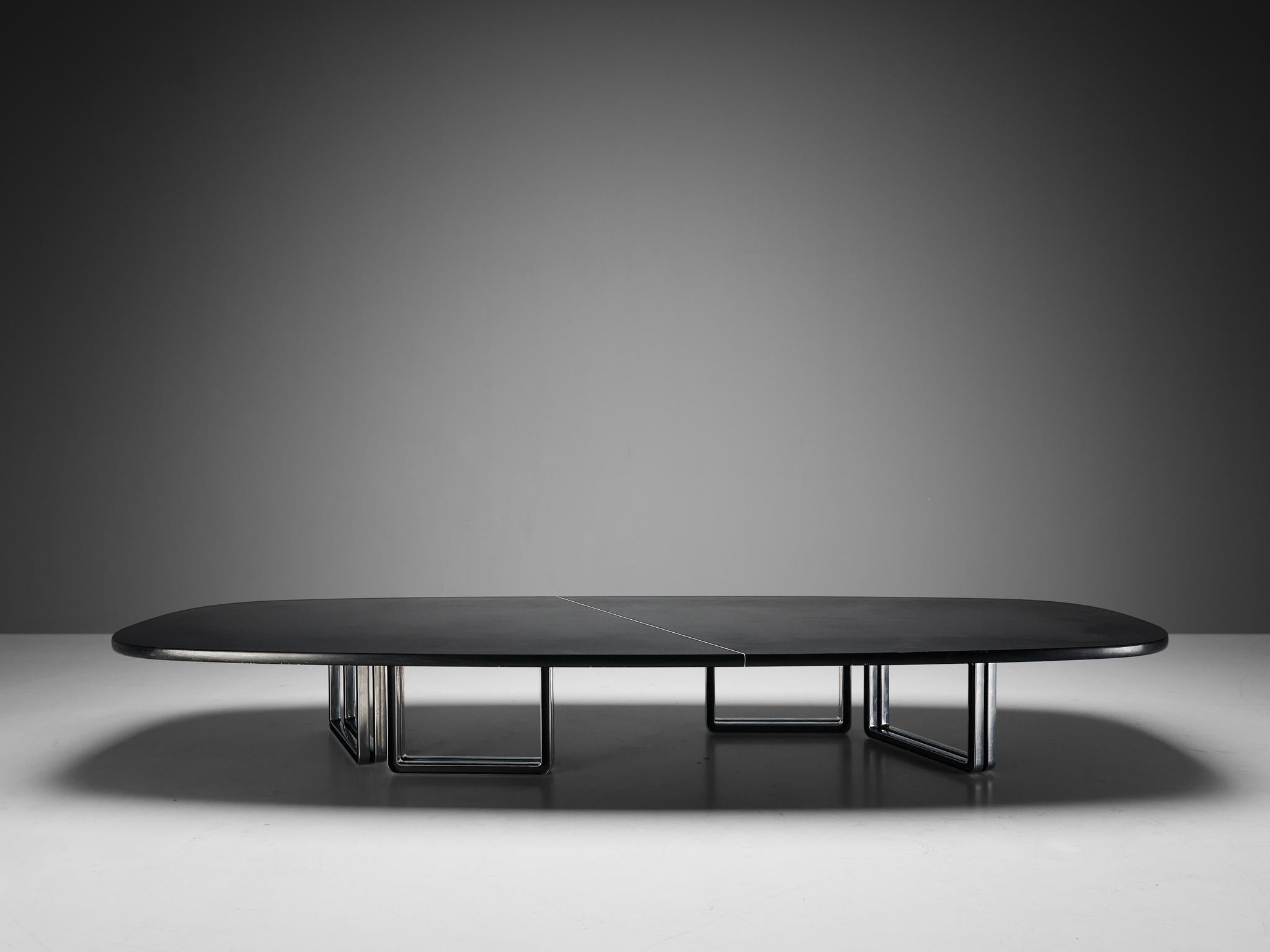 Aluminum Centro Progetti Tecno Conference Table For Sale