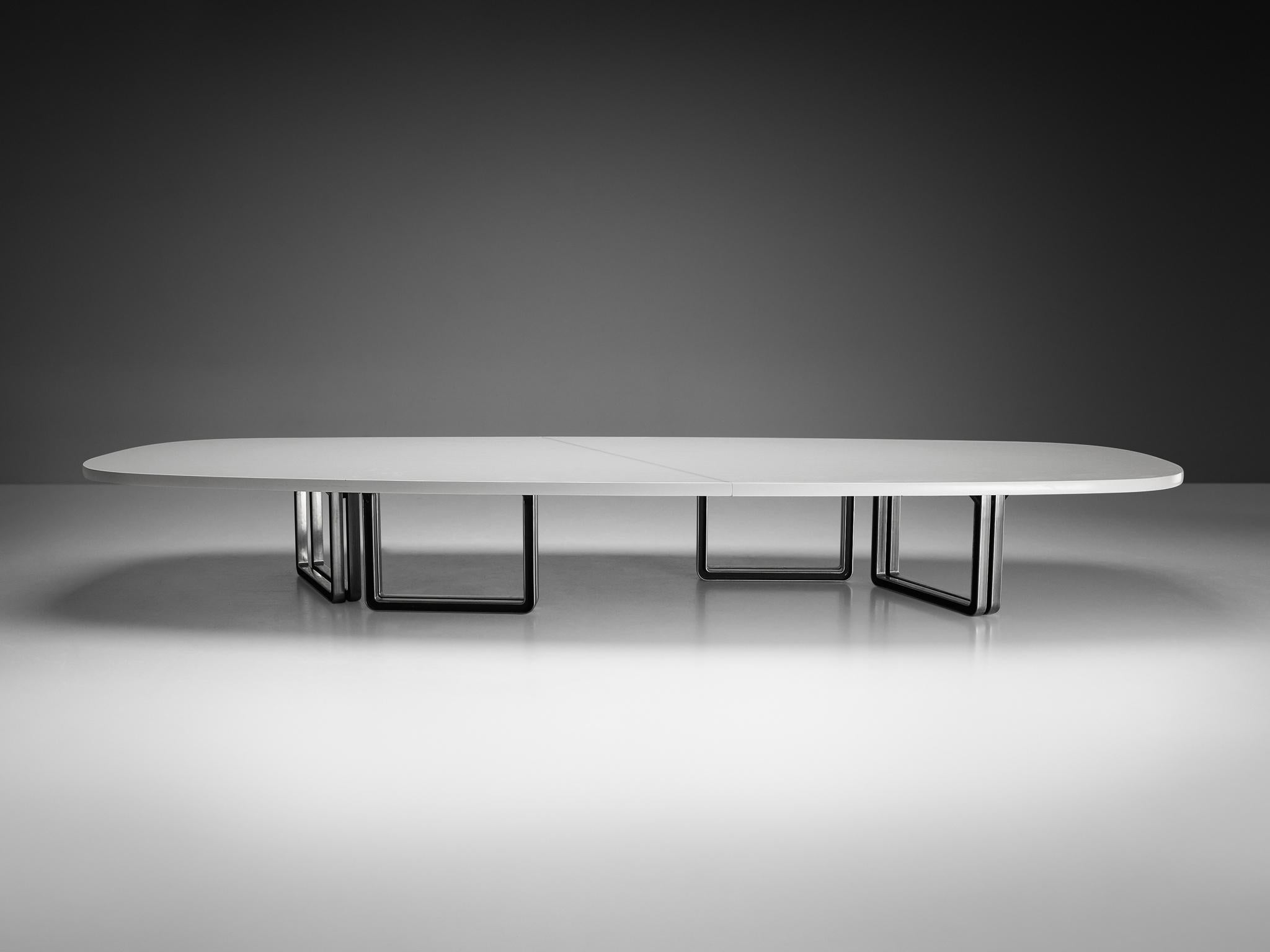 Late 20th Century Centro Progetti Tecno Large Conference Table 547cm