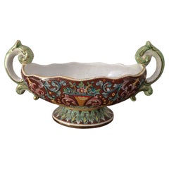 Deruta ceramic centerpiece 30s