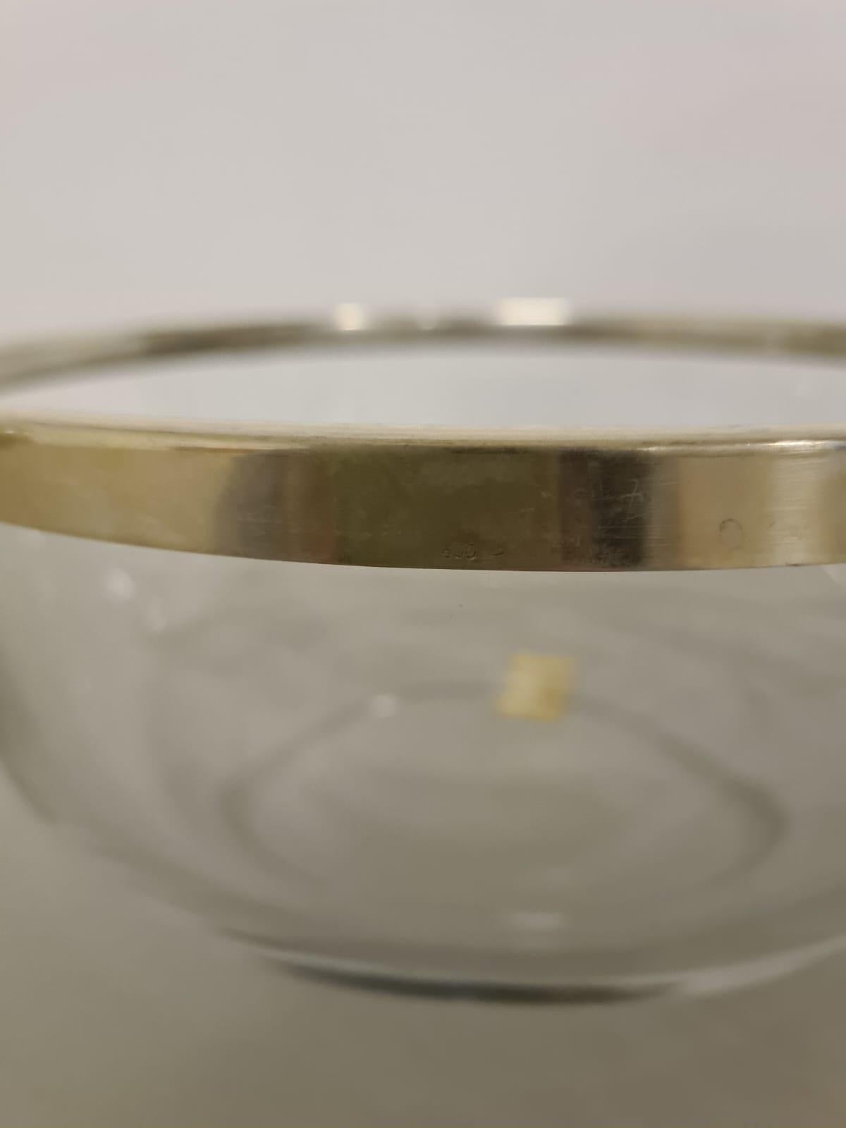 Centre de table avec couvercle en argent 800 en vente 9