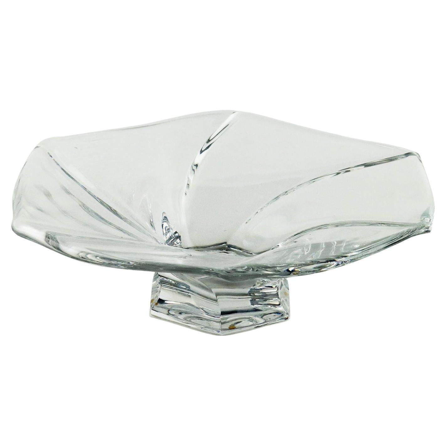 Centrotavola Cristal de Sèvres Francia XX Secolo