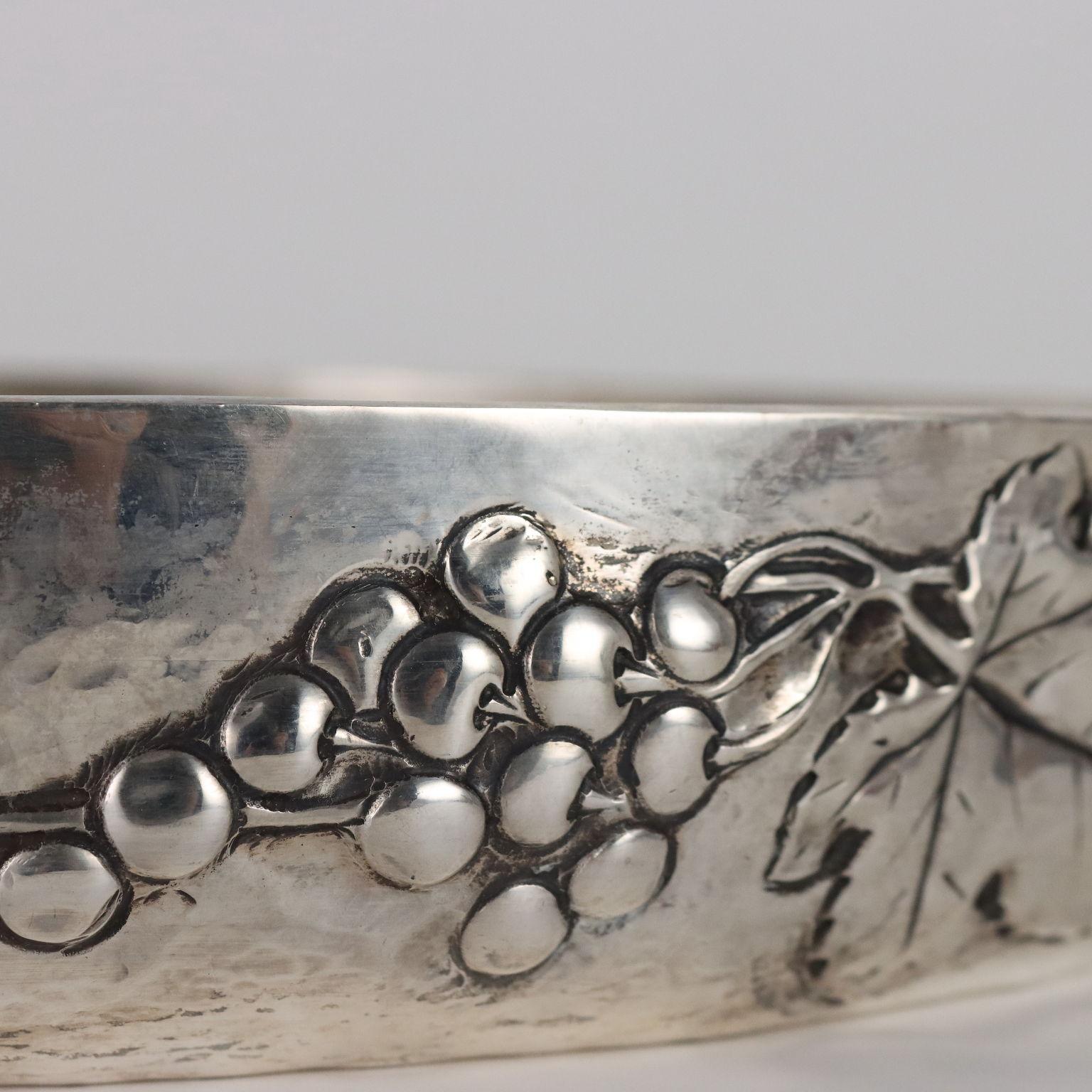 Italian Centrotavola in Argento Brandimarte Firenze Italia XX Secolo