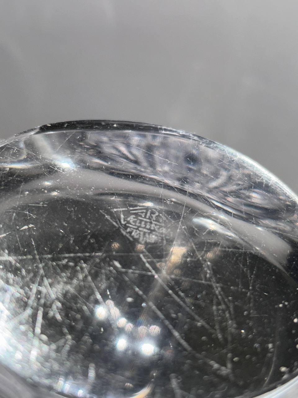 Tafelaufsatz in Crystal of Excellence Art Vannes Frankreich 1950. (Handgefertigt) im Angebot
