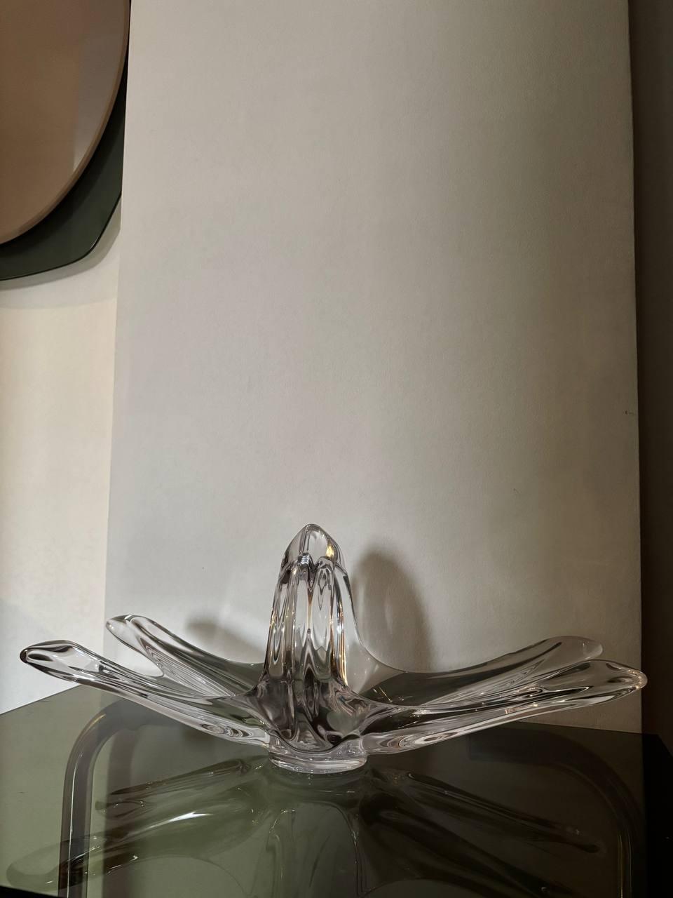 Tafelaufsatz in Crystal of Excellence Art Vannes Frankreich 1950. im Zustand „Gut“ im Angebot in Palermo, IT