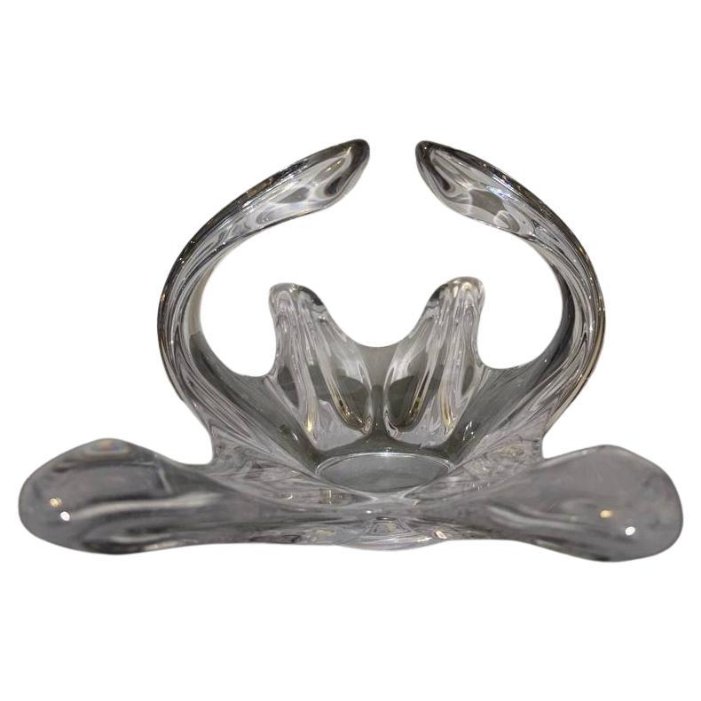 Tafelaufsatz in Crystal of Excellence Art Vannes Frankreich 1950. im Angebot