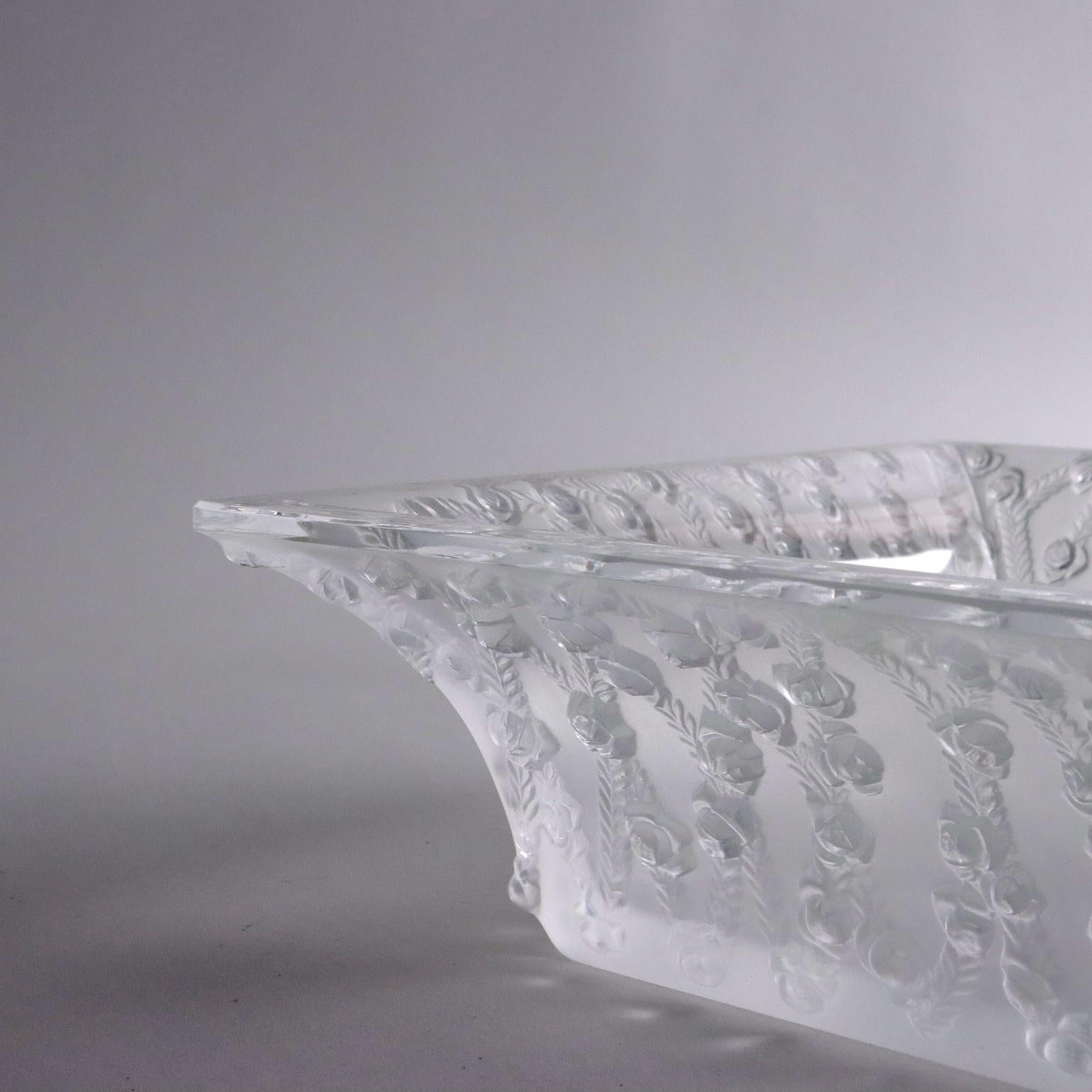 Centrotavola in Cristallo di Lalique, Francia XX secolo In Good Condition For Sale In Milano, IT