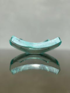 Centrotavola in Vetro Nello Stile Di Fontana Arte, 1980