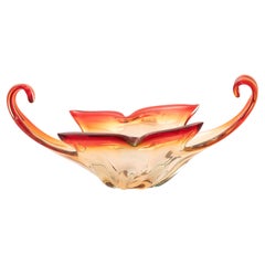 Tafelaufsatz aus Muranoglas, Archimede Seguso zugeschrieben, 1970