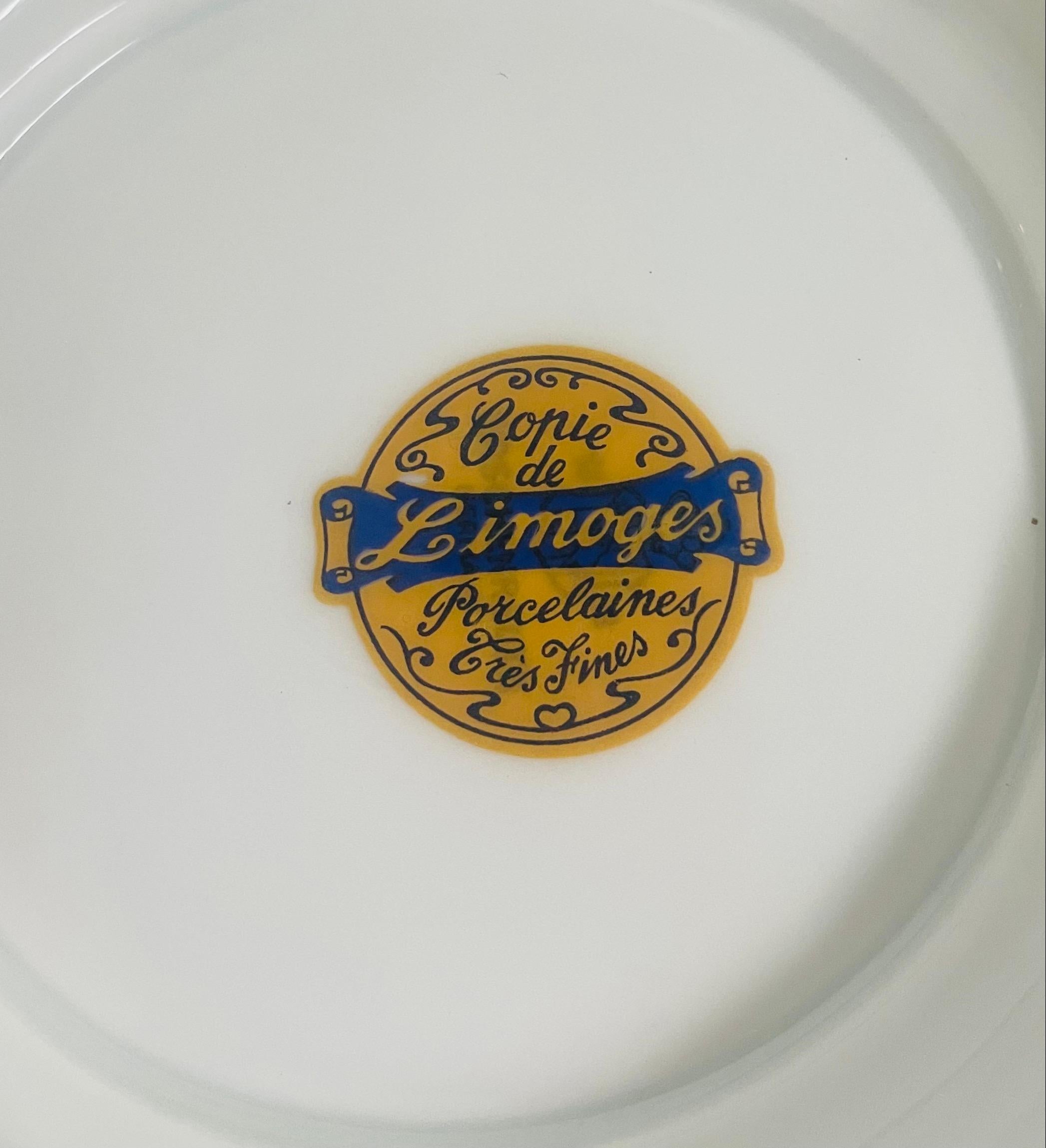 Tafelaufsatz aus der Limoges-Produktion der 1950er Jahre im Angebot 1