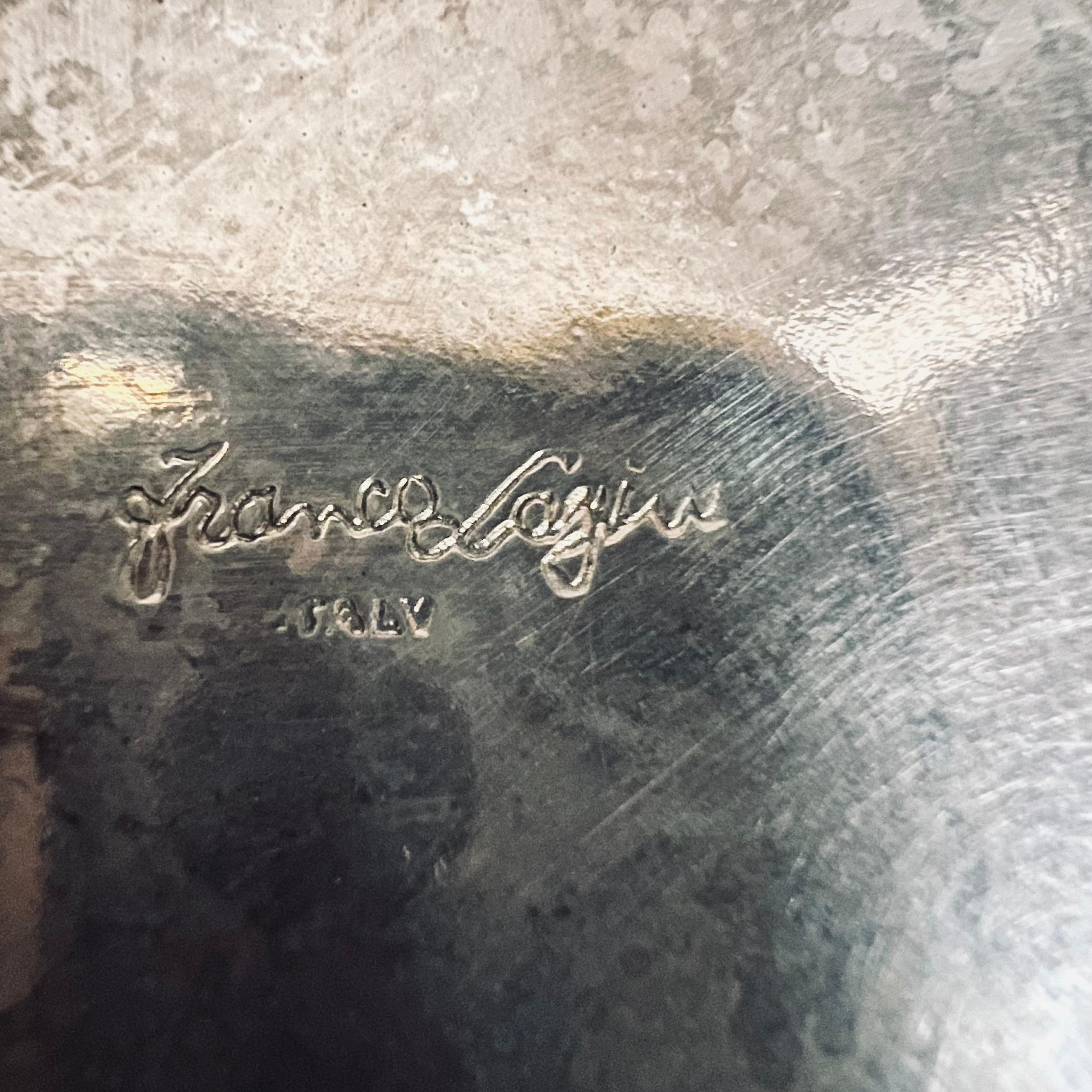 Centro de mesa artesanal - Atelier Franco Lapini - Italia - Años 60 en venta 8