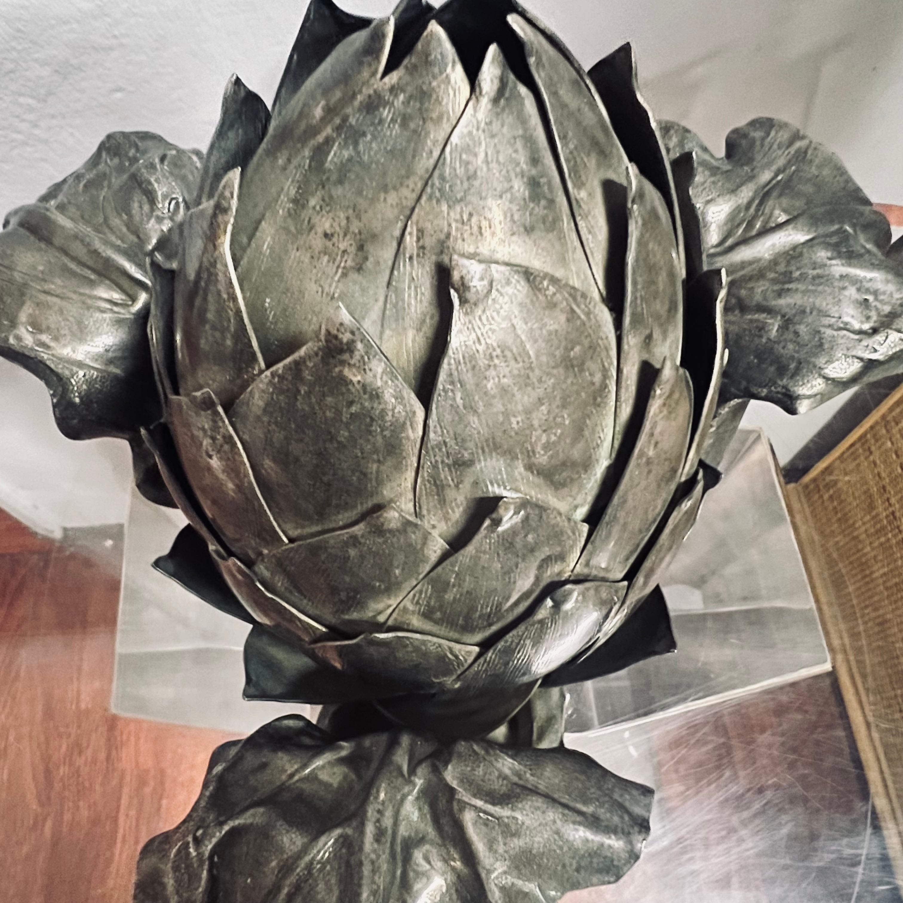 Centro de mesa artesanal - Atelier Franco Lapini - Italia - Años 60 en venta 2