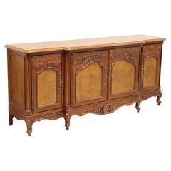 CENTURY Burl Elm French Country Louis XV Style Sideboard / Credenza