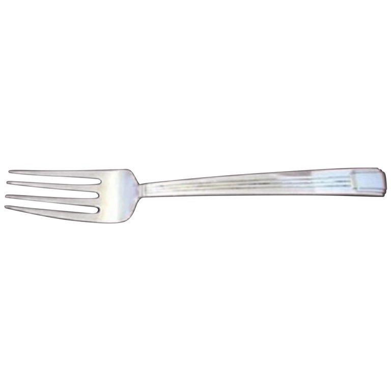 Century By Tiffany And Co Sterling Silver Cold Meat Fork 4 Tines Straight 8 3 4 For Sale At 1stdibs