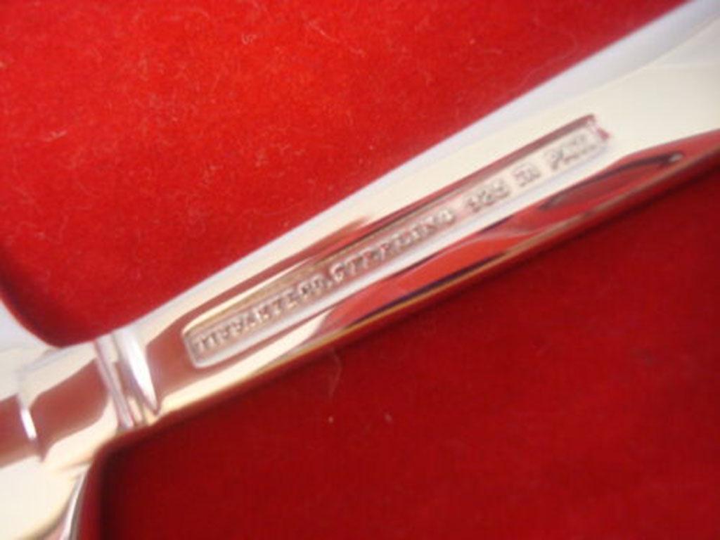 Century by Tiffany & Co. Sterling Silver Tomato Server Pierced Original In Excellent Condition In Big Bend, WI