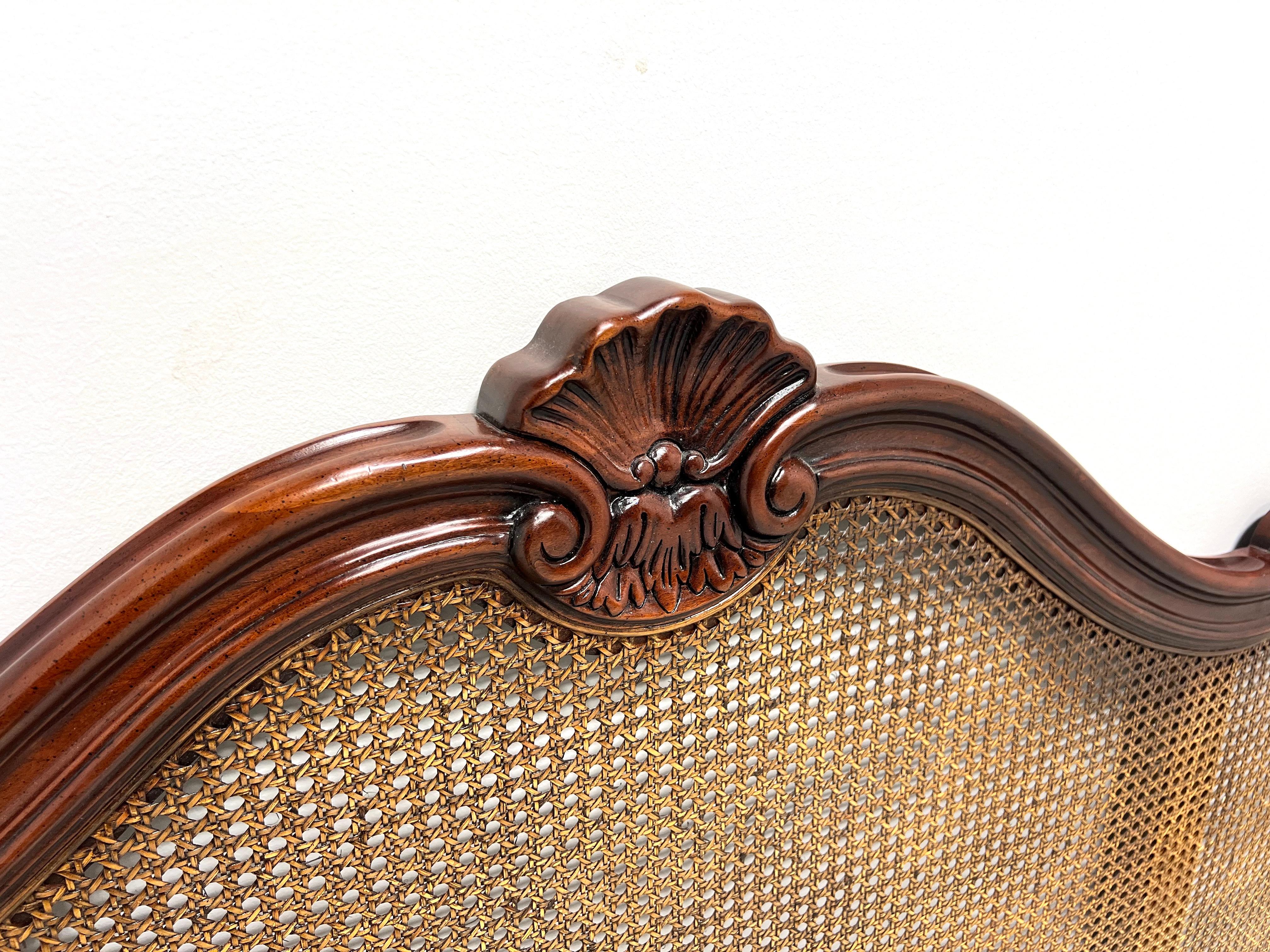 Other CENTURY Cardella Collection Cherry Caned Italian Provincial King Size Headboard
