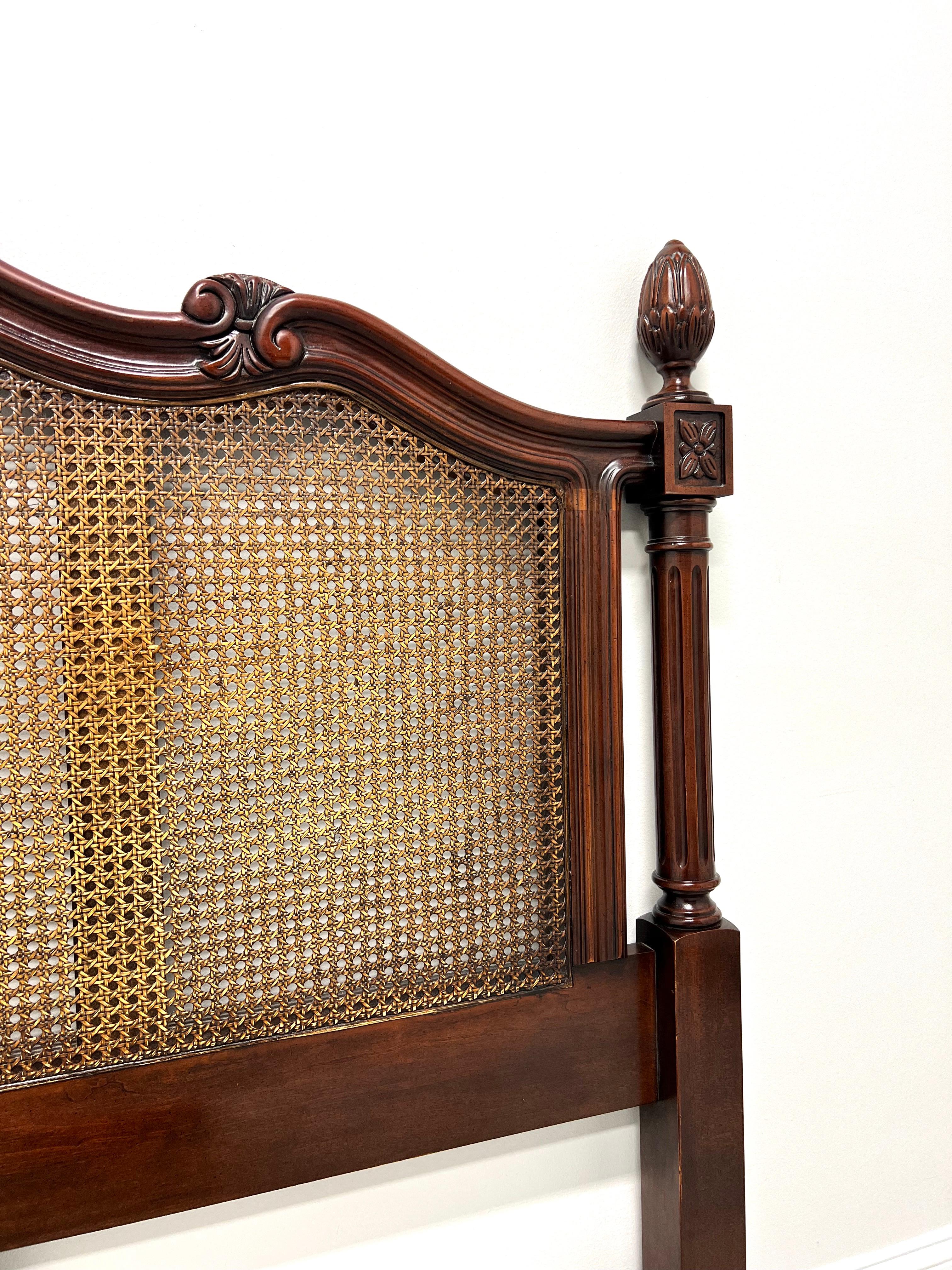 20th Century CENTURY Cardella Collection Cherry Caned Italian Provincial King Size Headboard