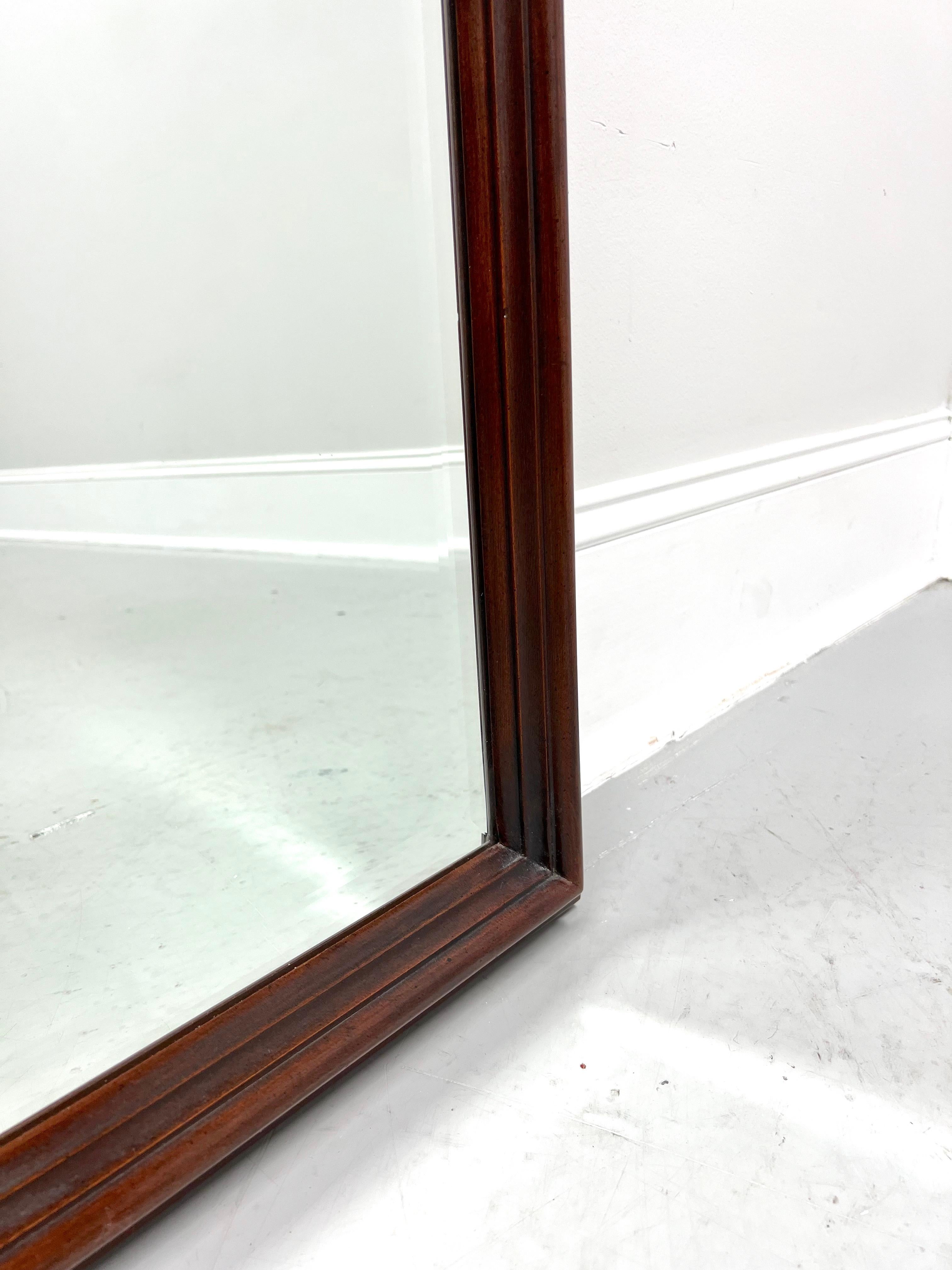 20th Century CENTURY Cardella Collection Cherry Italian Provincial Beveled Wall Mirror For Sale