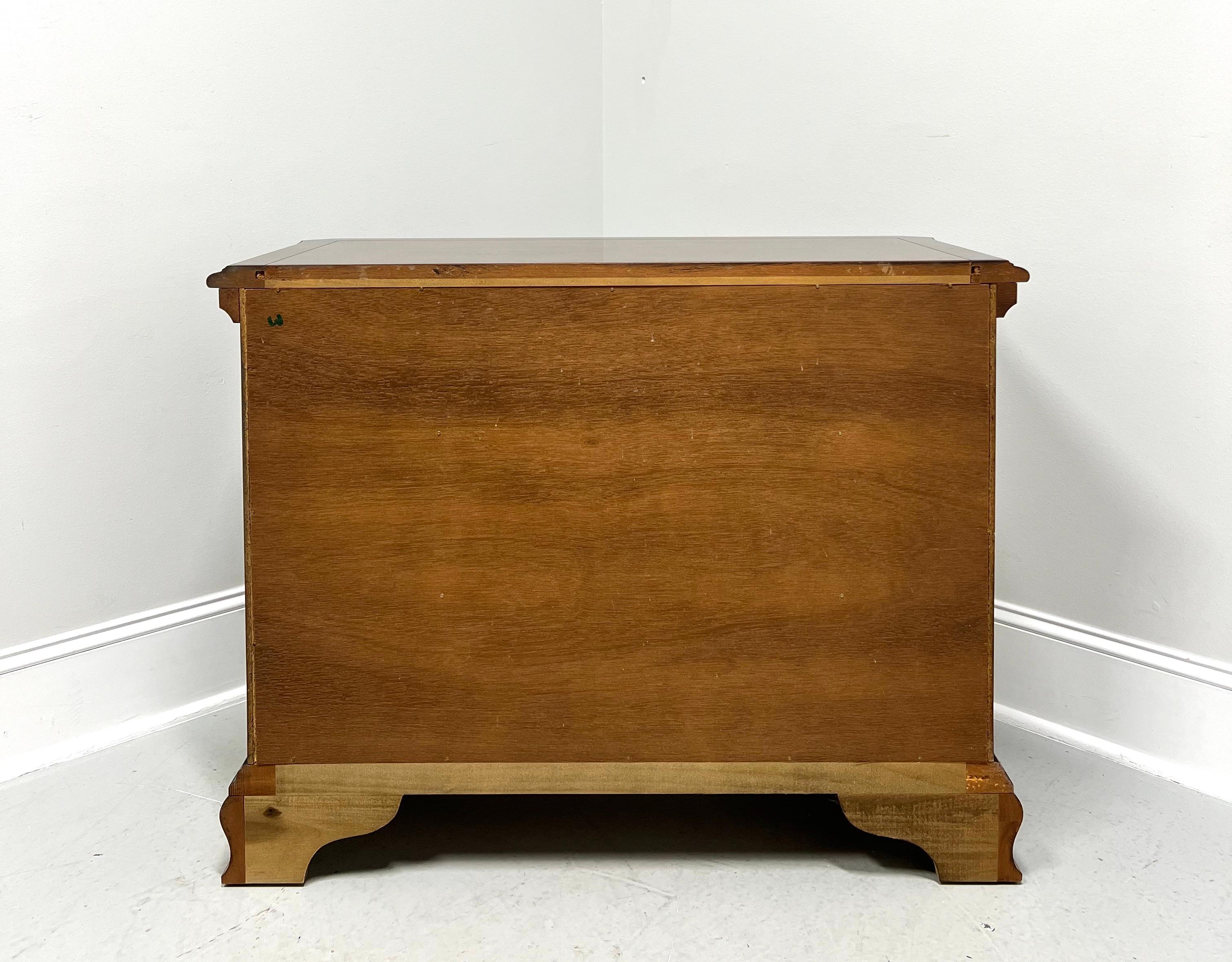 CENTURY Cardella Collection Cherry Italian Provincial Bombe Bachelor Chest In Good Condition For Sale In Charlotte, NC