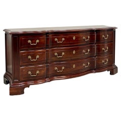 CENTURY Cardella Collection Cherry Italian Provincial Serpentine Triple Dresser