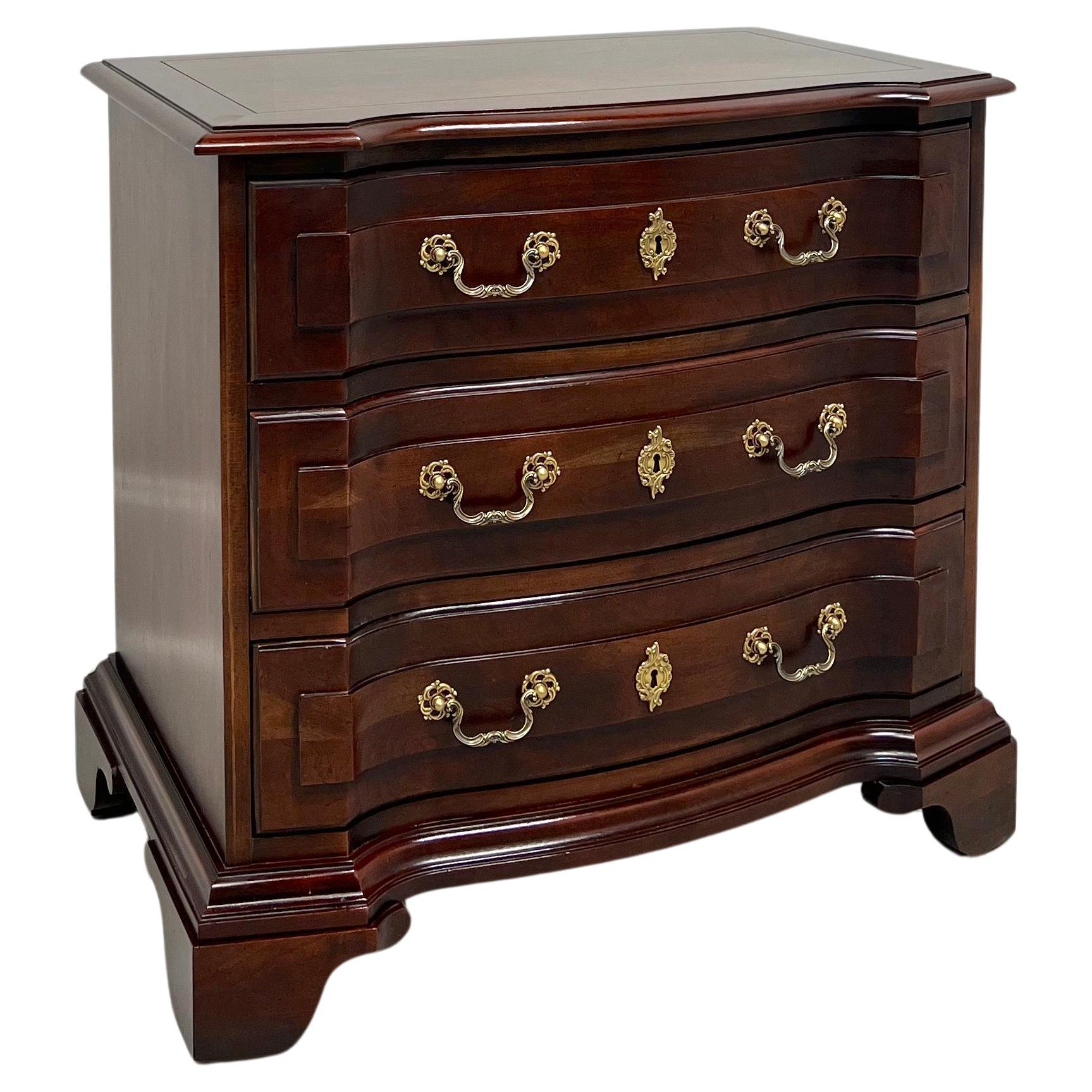 CENTURY Cardella Collection Cherry Italian Provincial Three-Drawer Nightstand For Sale