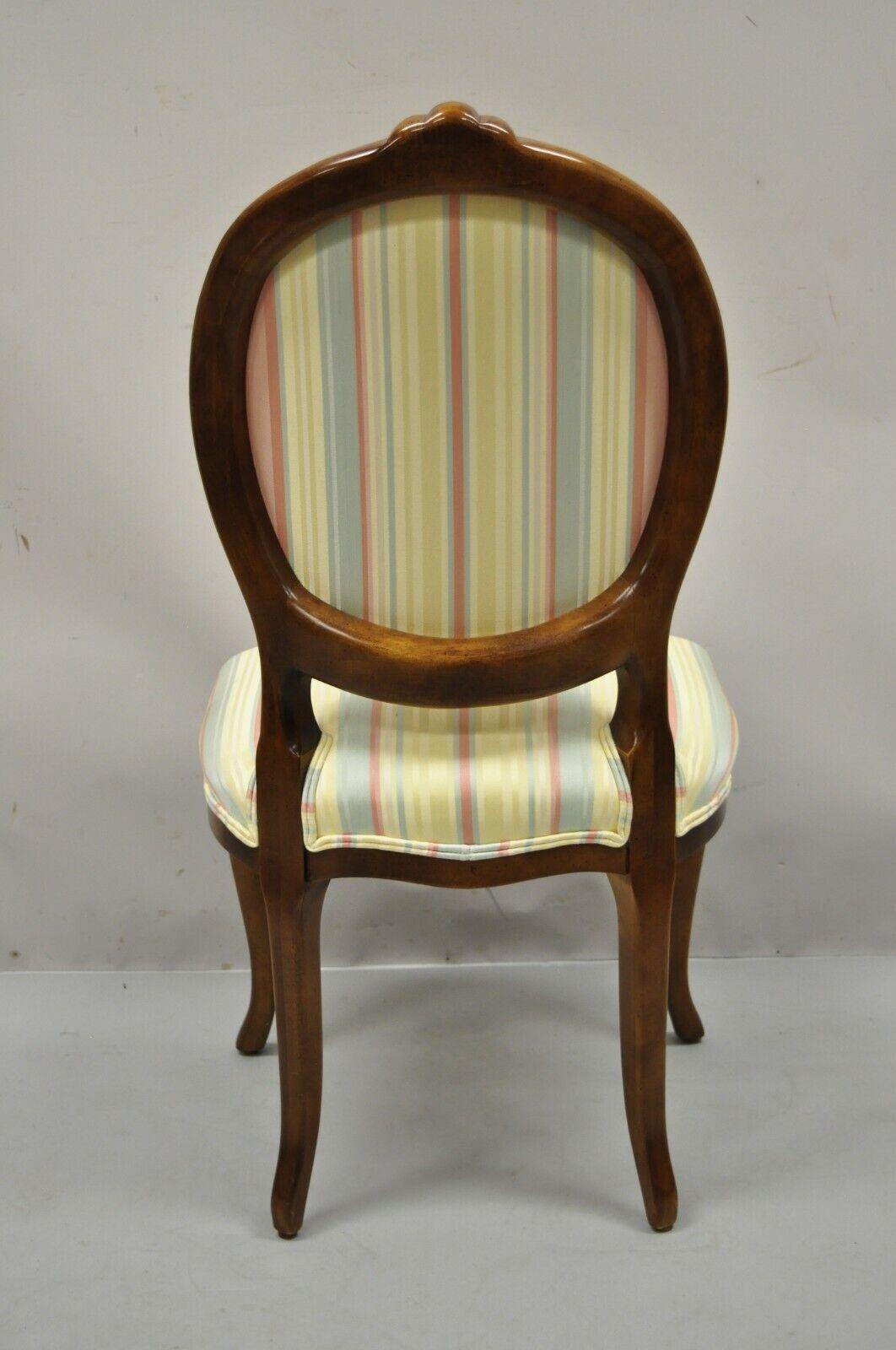 Century Chair Co Victorian Style Balloon Back Cherry Dining Side Chair 5