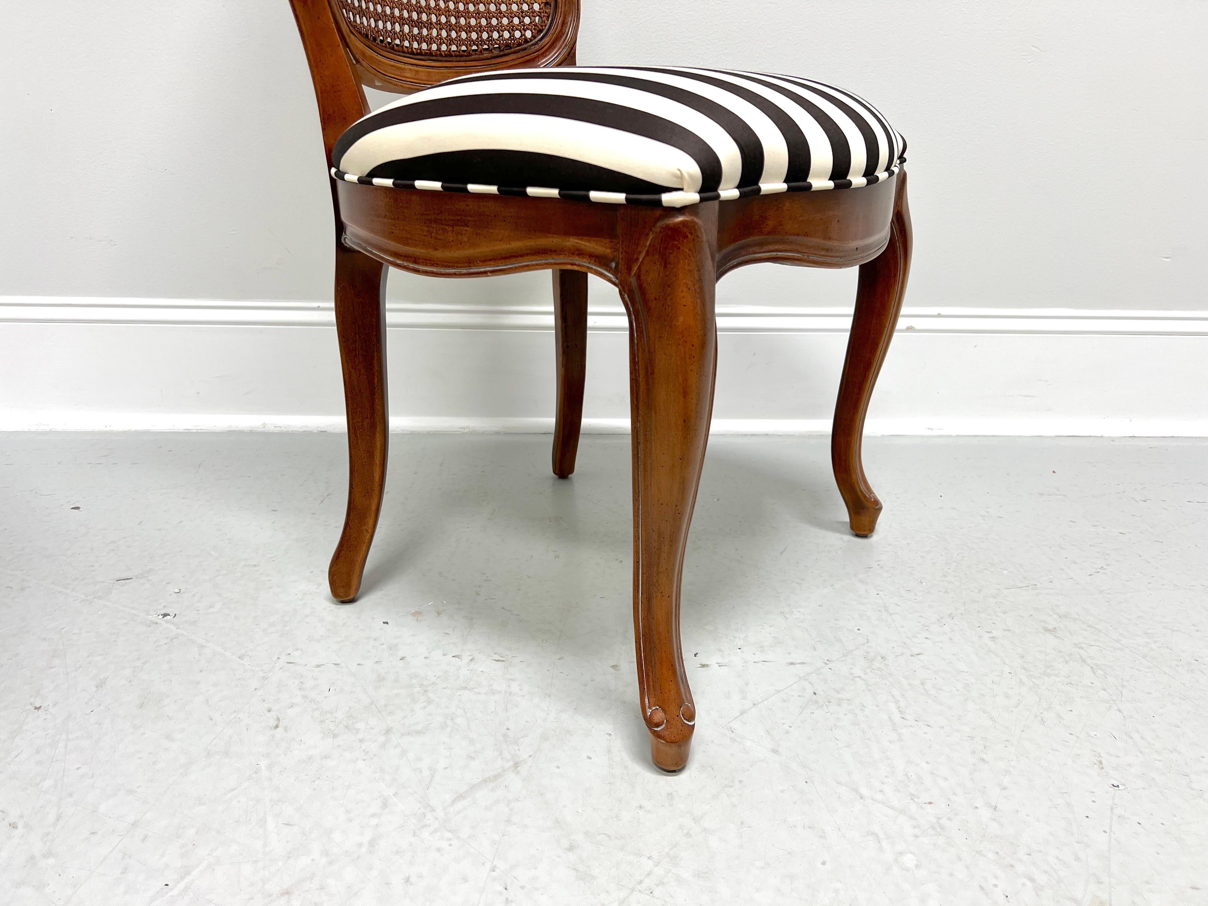 CENTURY Chardeau Collection Cherry Caned French Dining Side Chairs - Pair A en vente 1