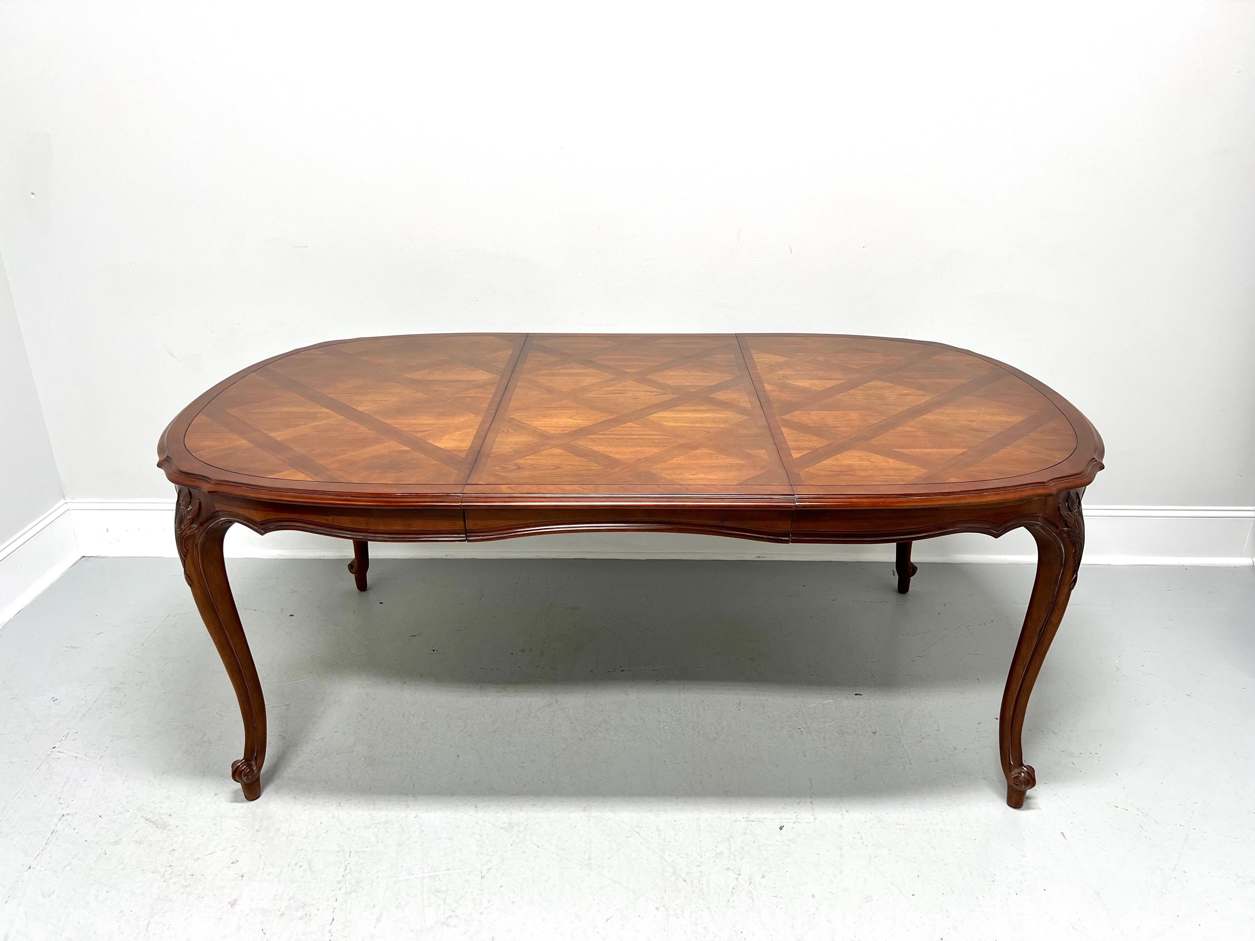 American CENTURY Chardeau Collection Cherry French Provincial Oval Dining Table