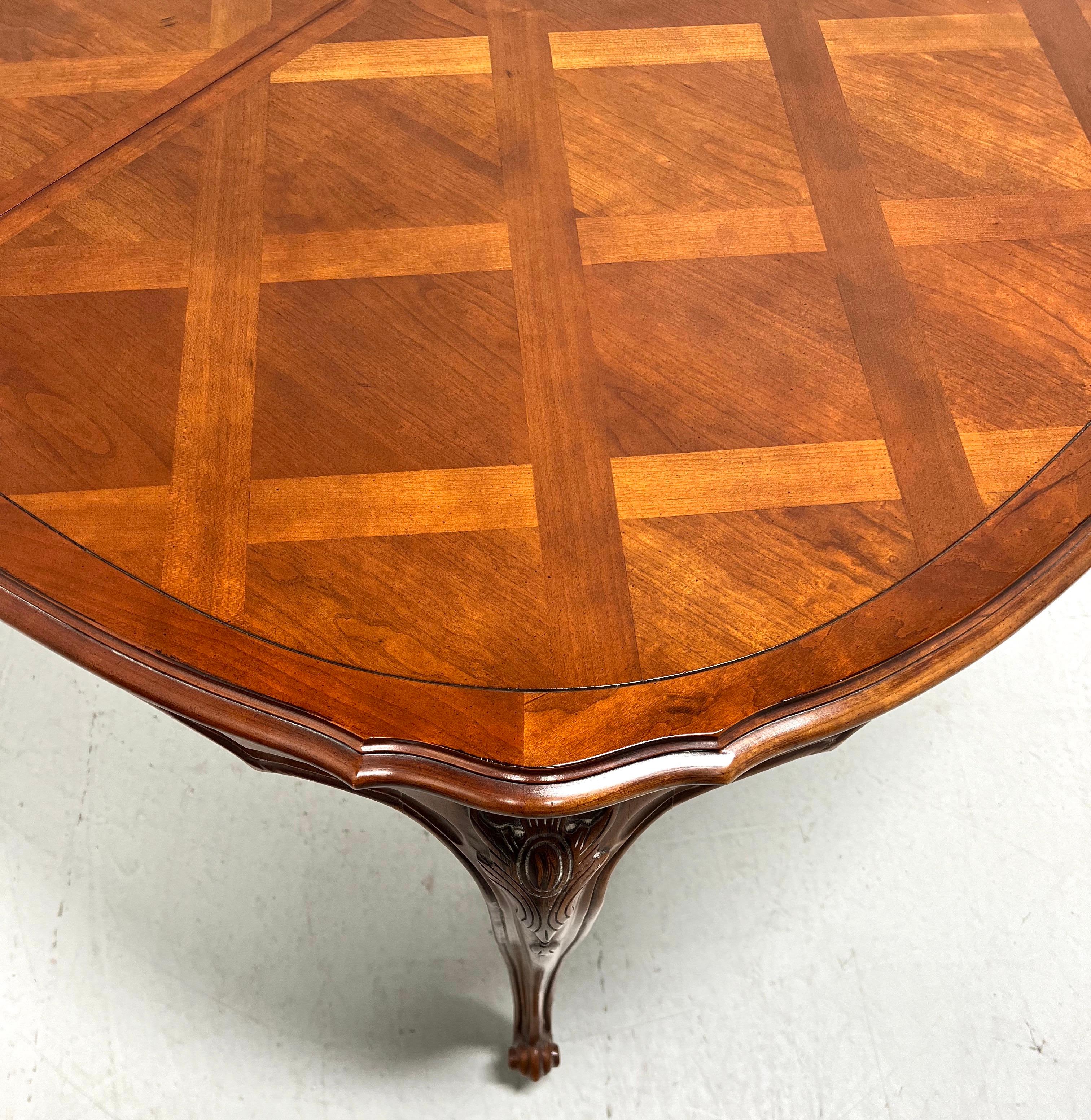 CENTURY Chardeau Collection Cherry French Provincial Oval Dining Table 2