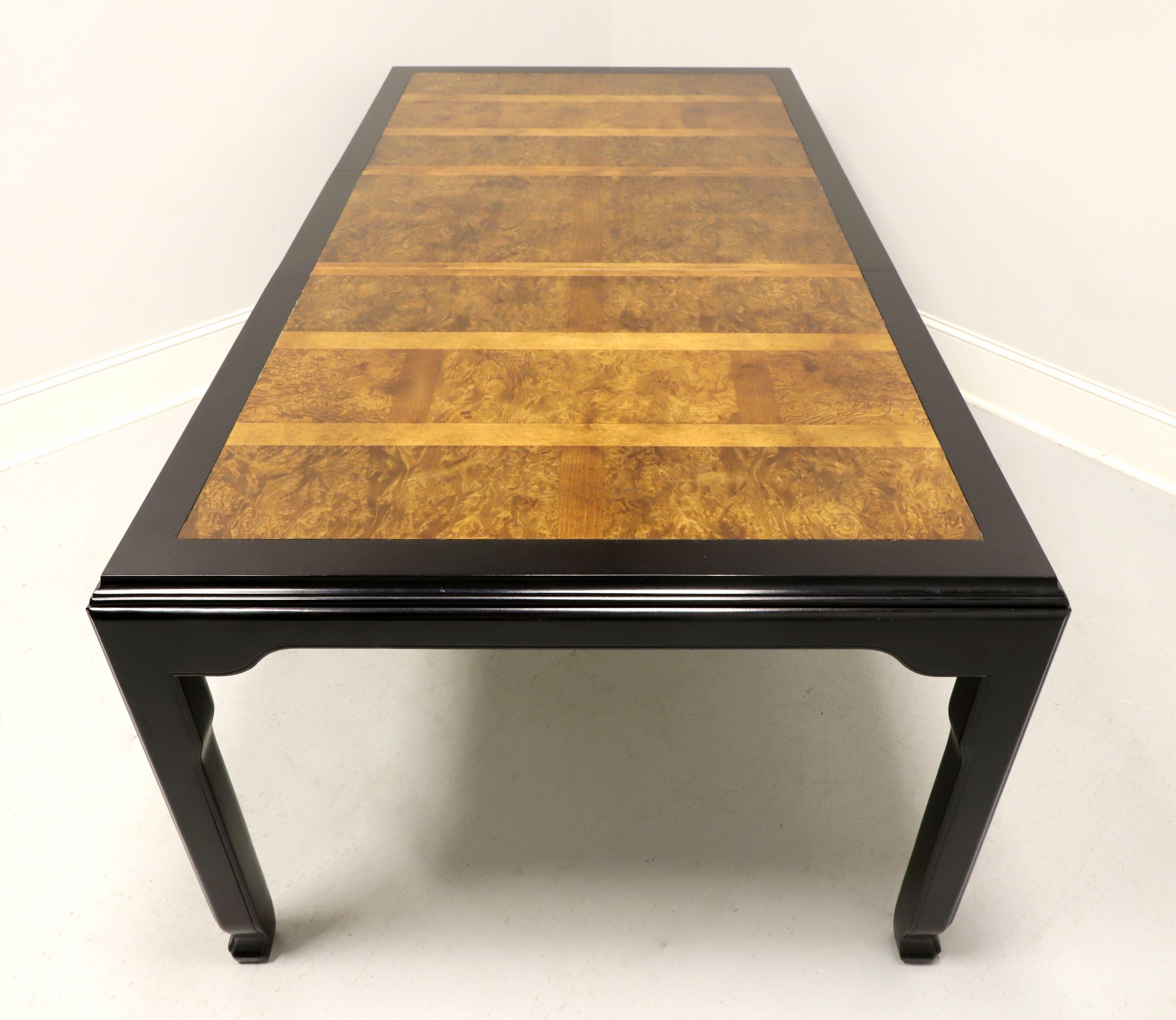 20th Century CENTURY Chin Hua by Raymond Sobota Asian Chinoiserie 62 Inch Dining Table For Sale